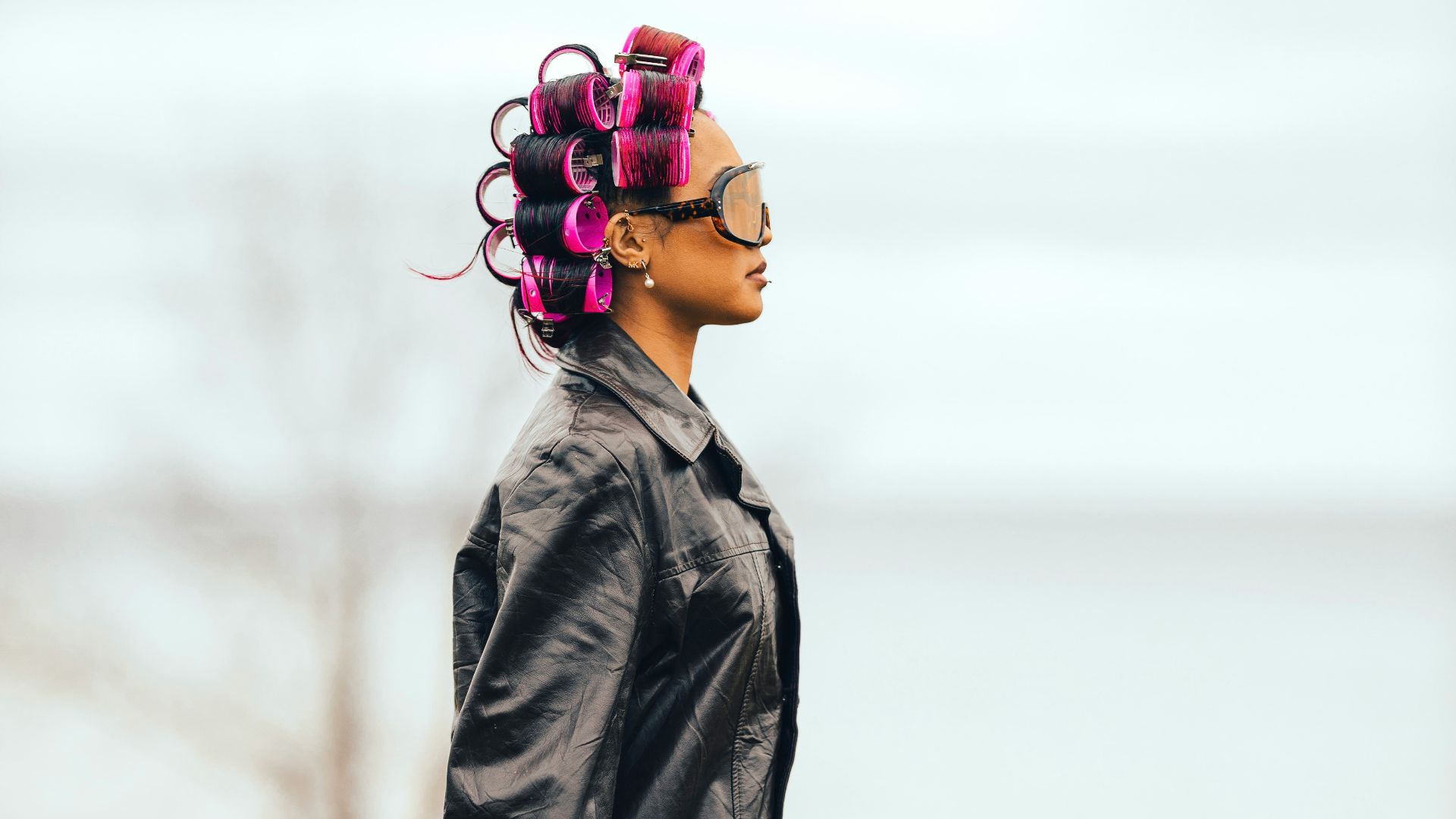 a person with a flower crown