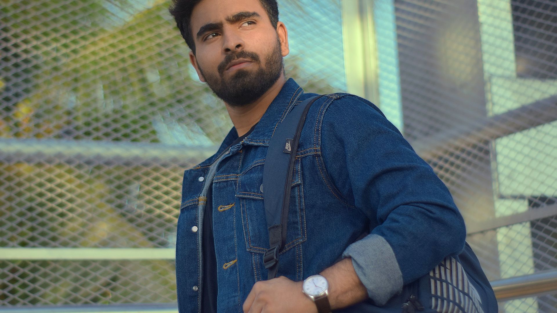 a man with his arms crossed