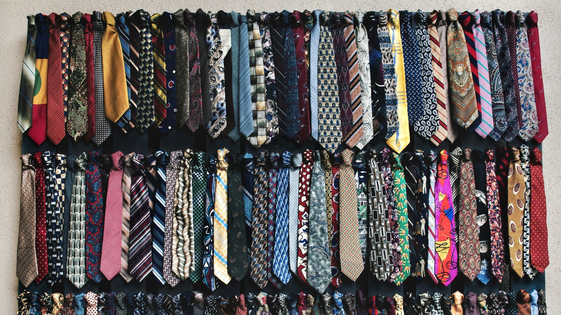 black white and red textile