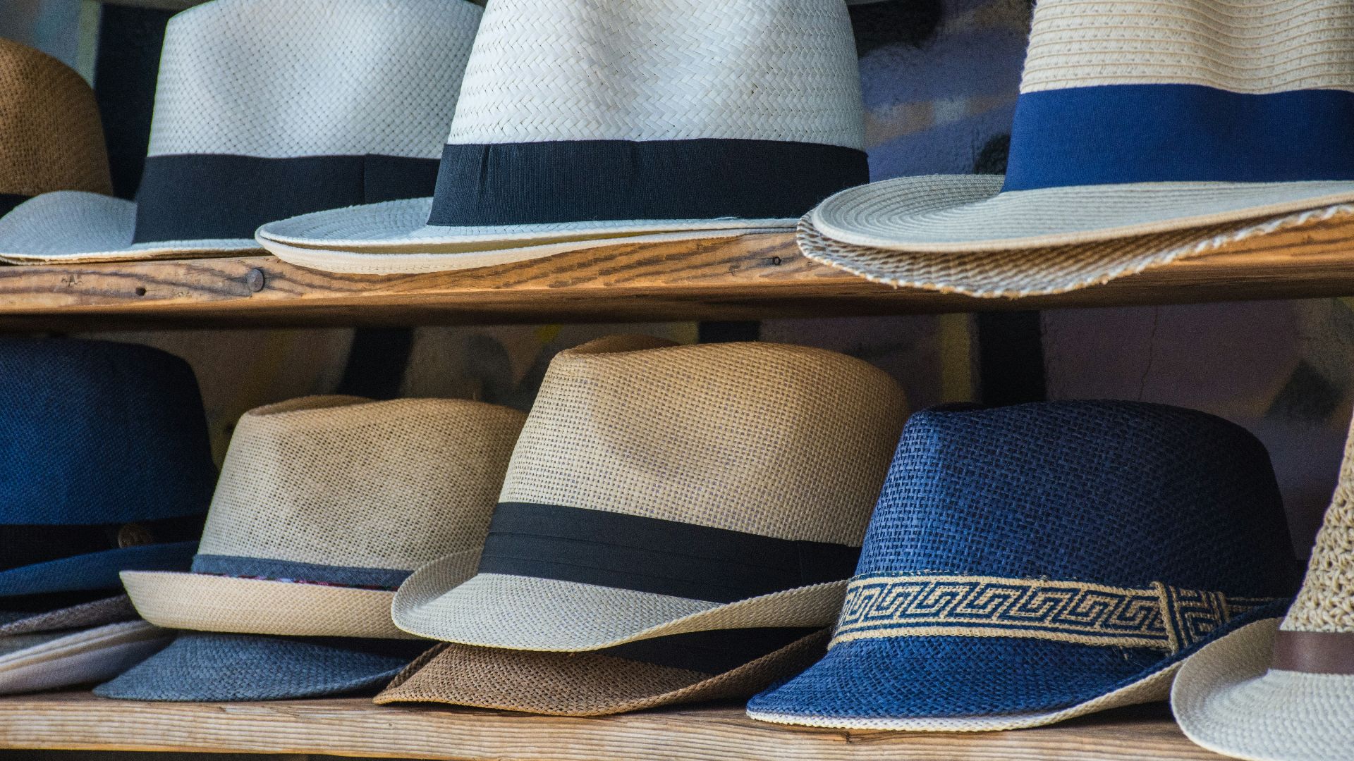 assorted-color fedora hat lot