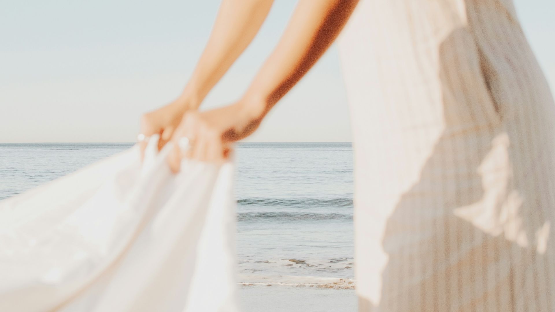 person wearing white dress during daytime