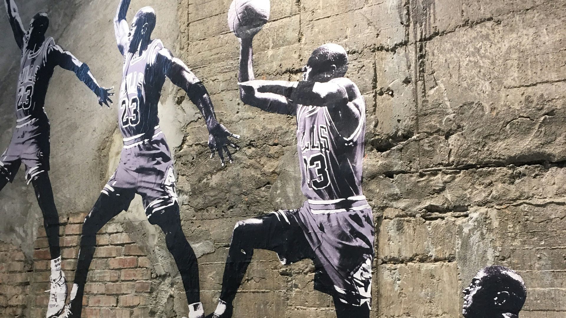 painting of Michael Jordan