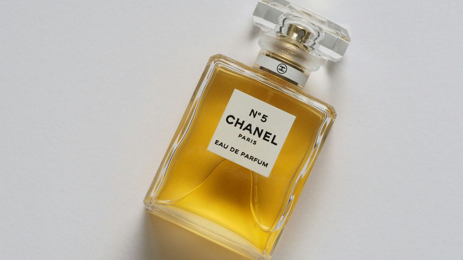 Chanel N5 fragrance bottle