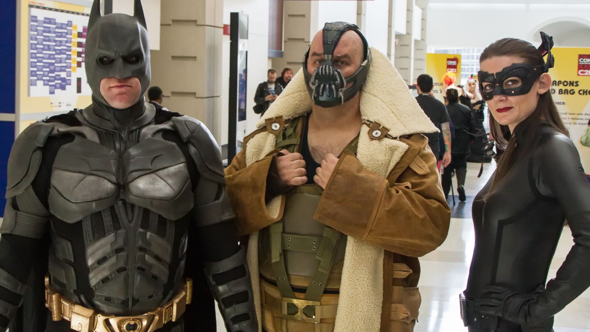 File:BatMan, Bane and CatWoman.jpg