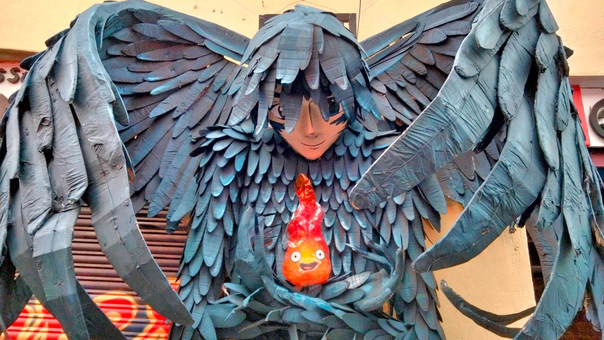 File:249 Festa Major de Gràcia 2024 (Barcelona), carrer de Mozart, Mozartzaki, Howl.jpg