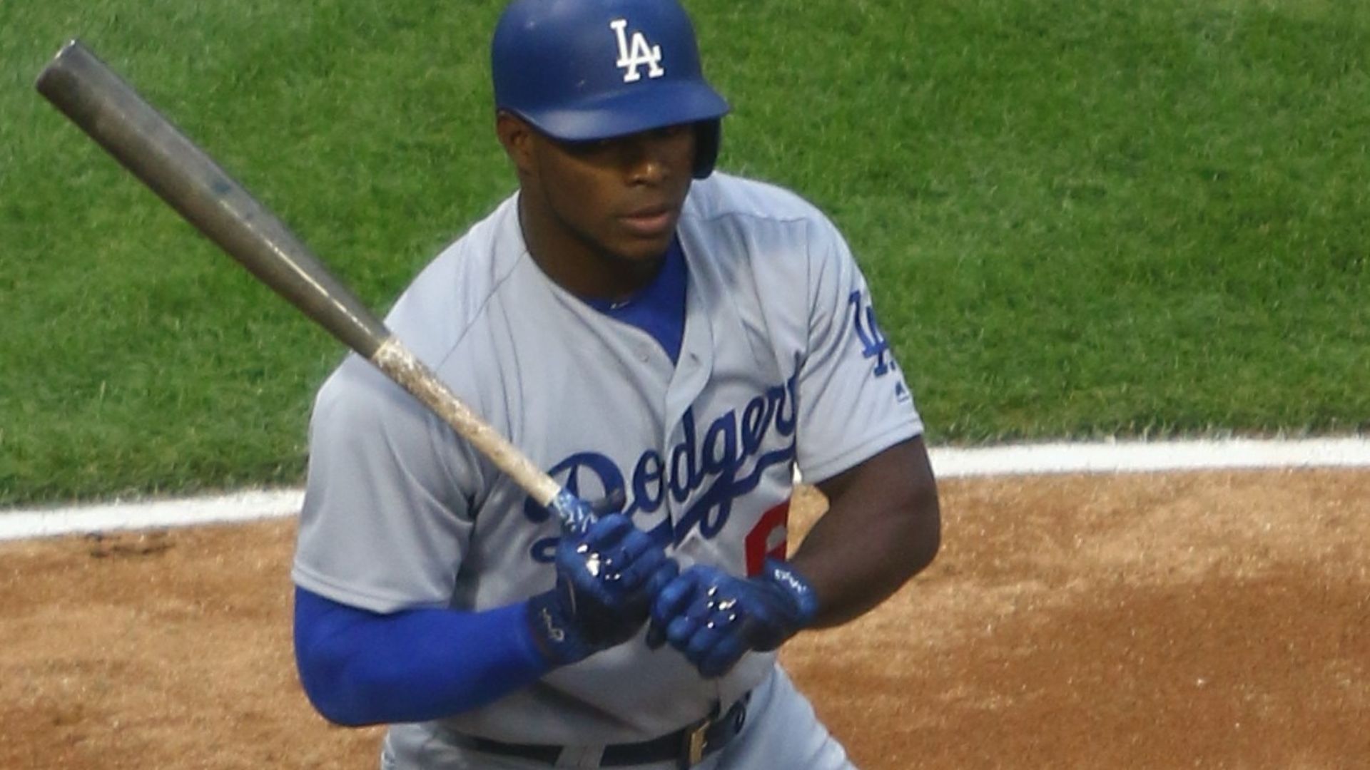 File:20170718 Dodgers-WhiteSox Yasiel Puig at bat.jpg