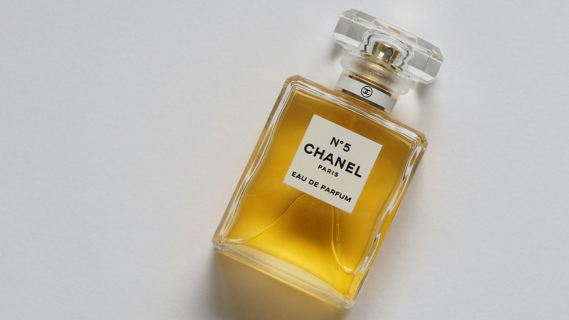 Chanel N5 fragrance bottle