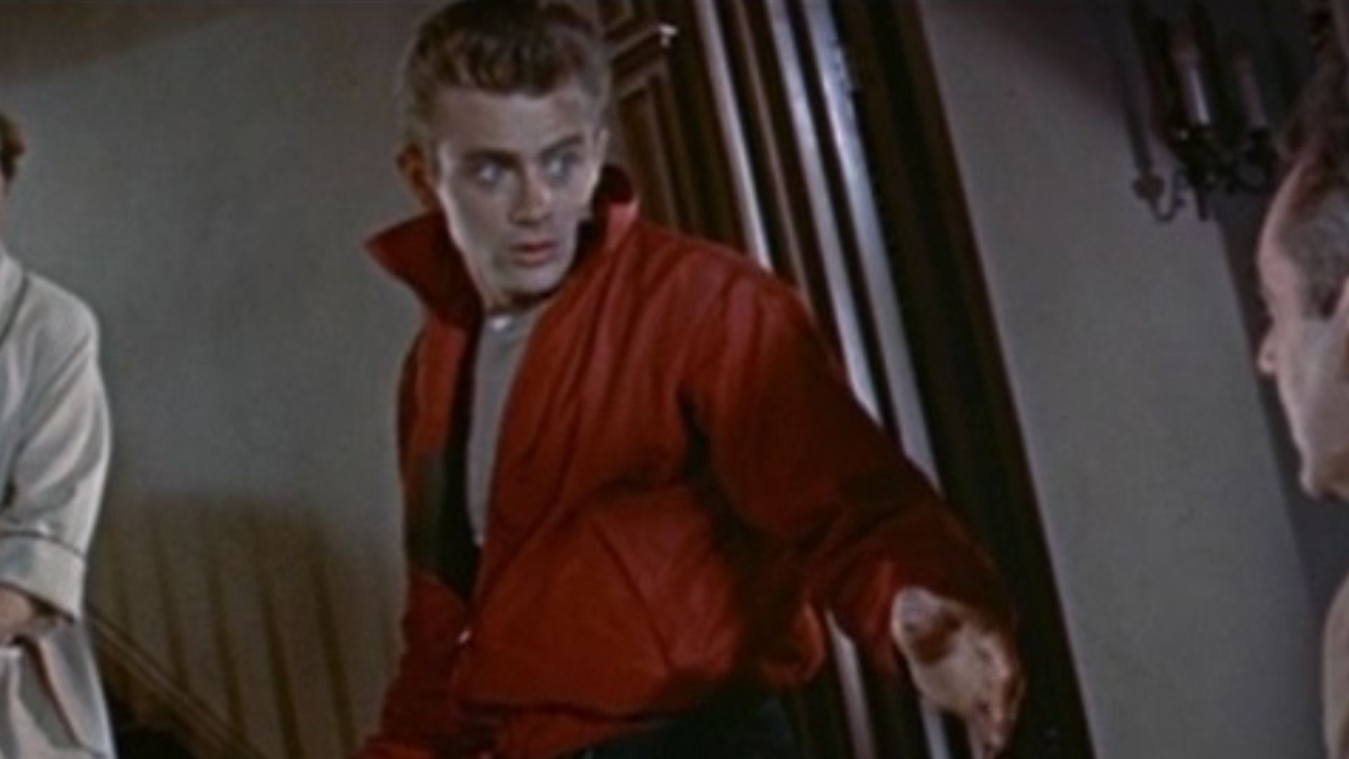 File:Ann Doran, James Dean and Jim Backus in Rebel Without a Cause trailer.jpg