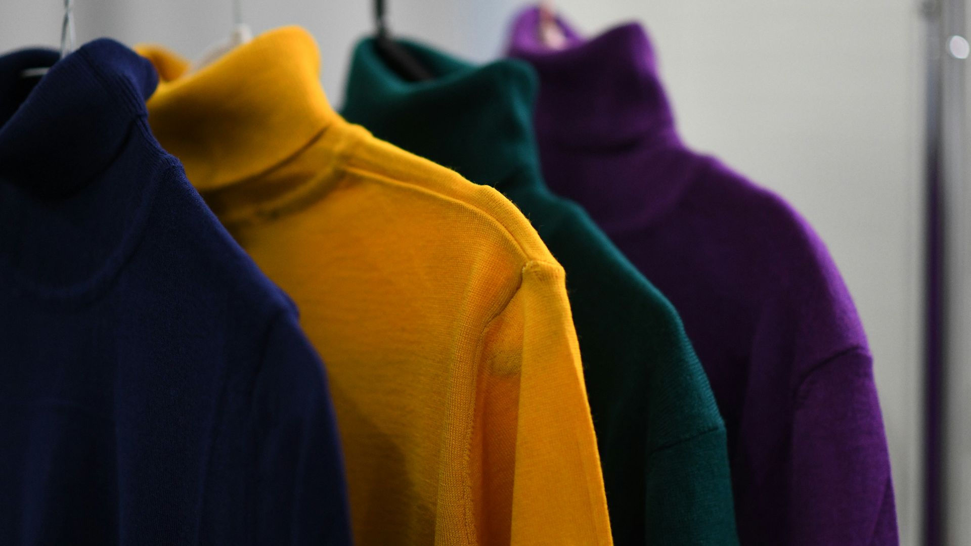 blue and yellow long sleeve shirt