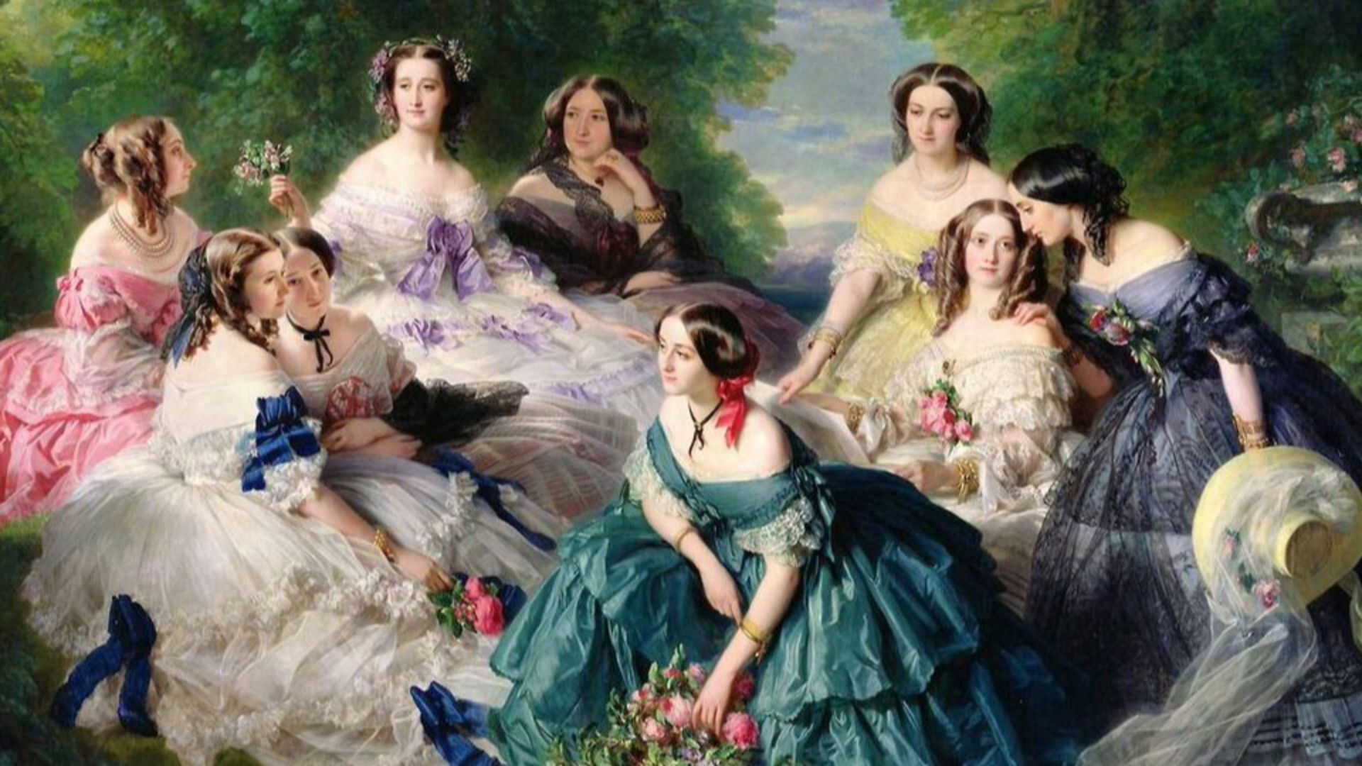 File:Empress Eugenie Ladies in Waiting Winterhalter.jpg