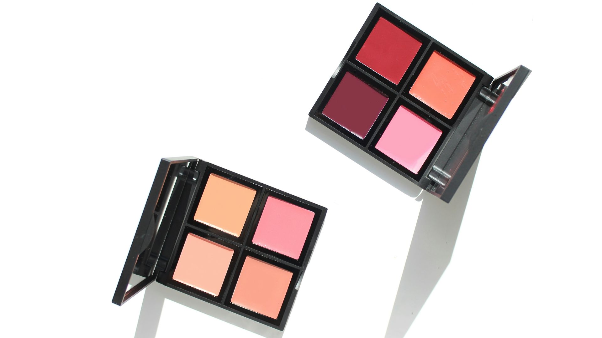 black and red square frame