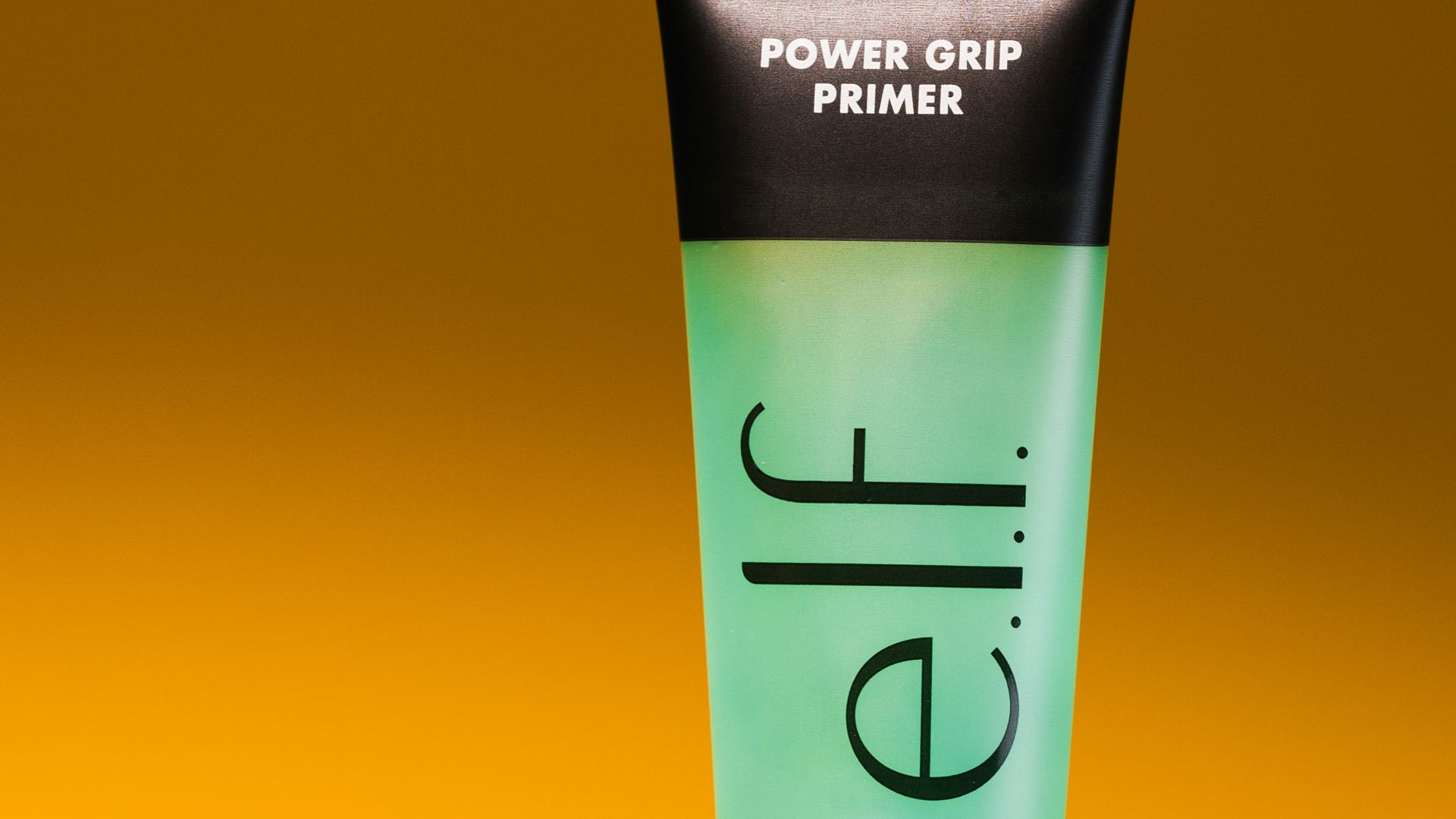 A tube of gel on a yellow background