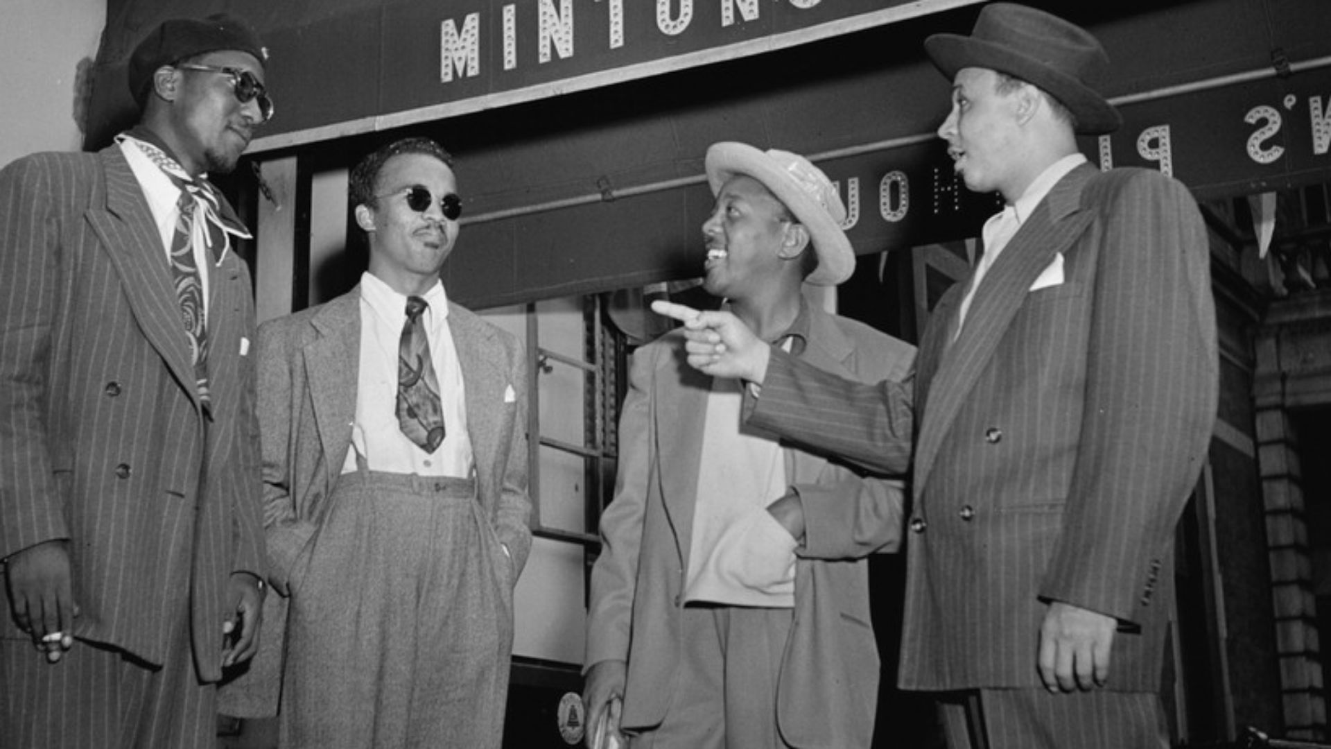 File:Thelonious Monk, Howard McGhee, Roy Eldridge, and Teddy Hill, Minton's Playhouse, New York, N.Y., ca. Sept. 1947 (William P. Gottlieb 06281).jpg