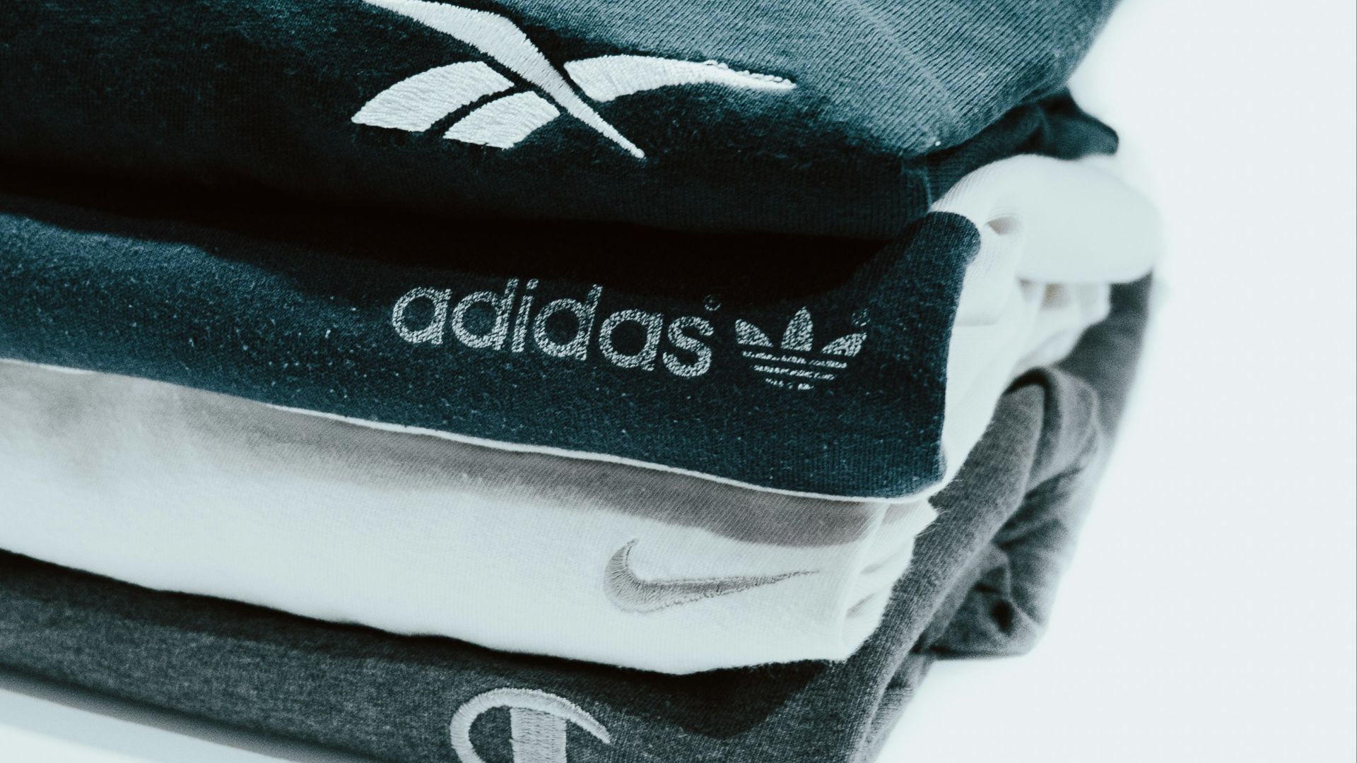 blue and white puma textile