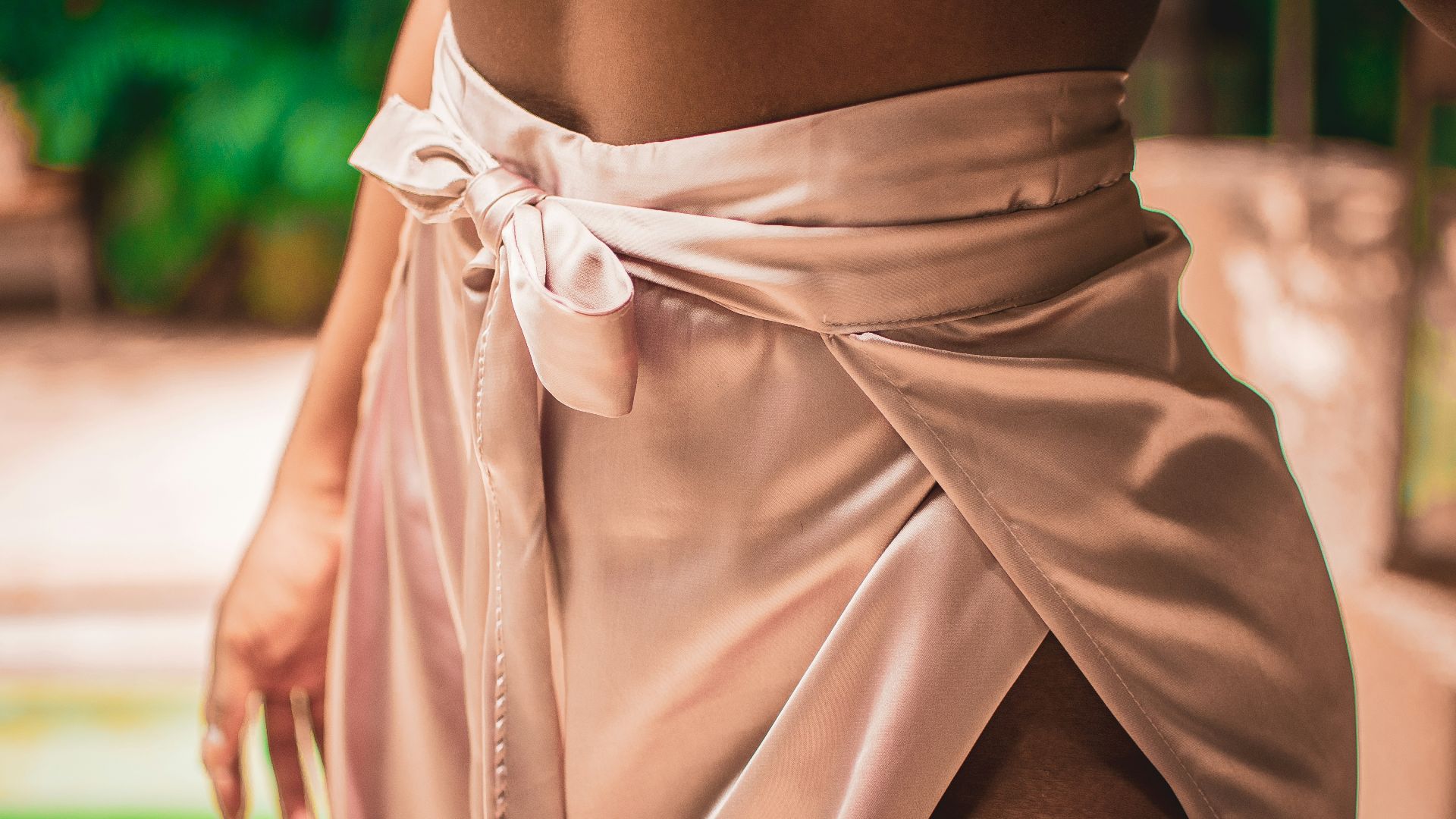 a person wearing a dress