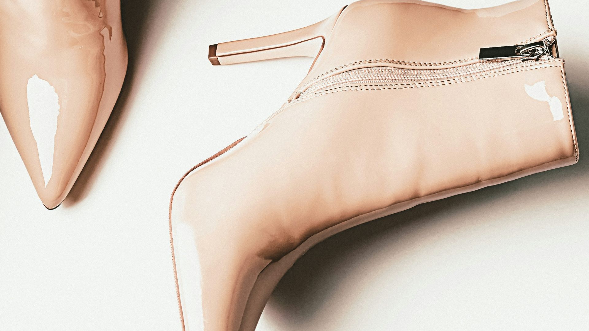 womens brown leather peep toe heeled shoes