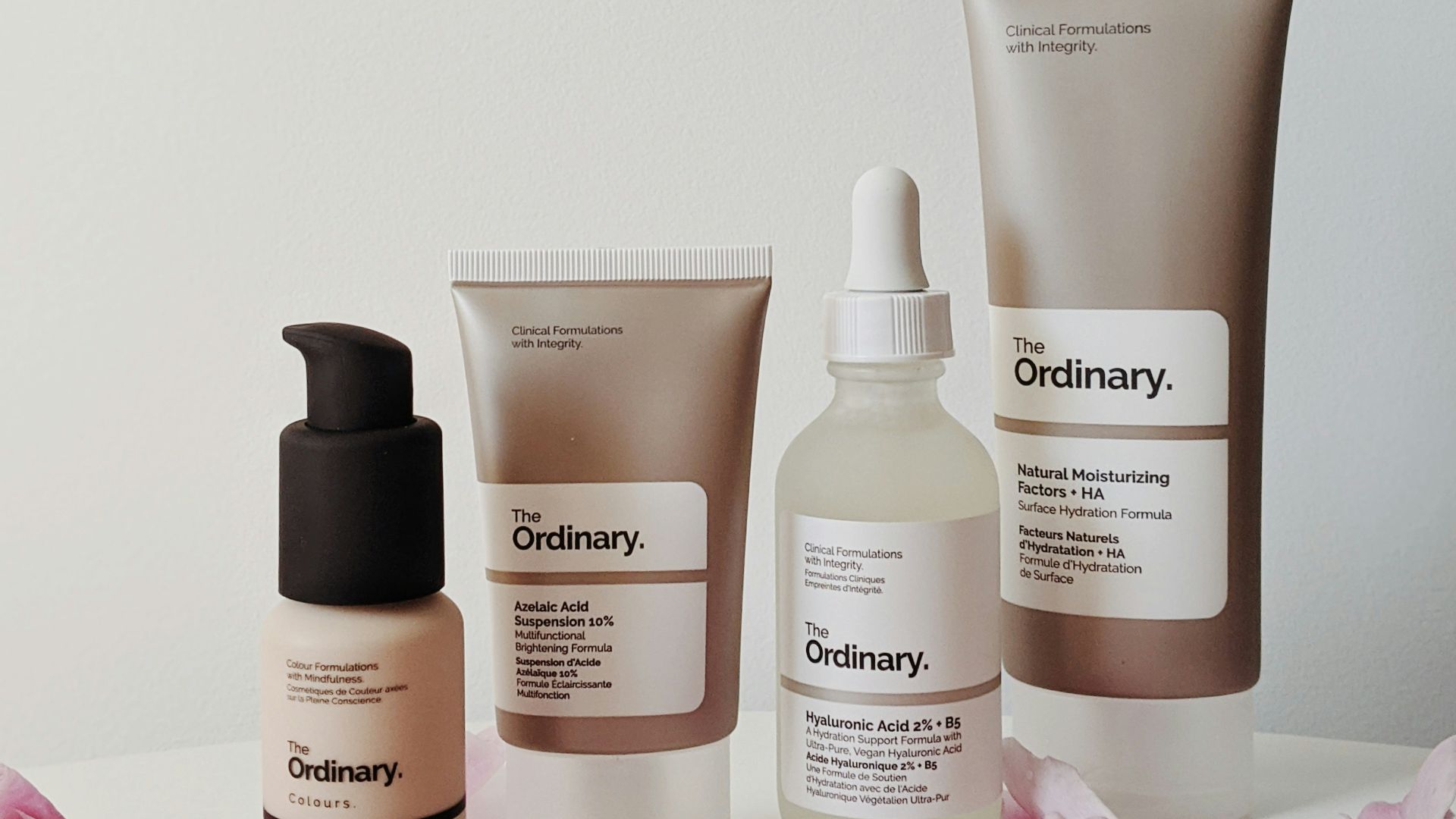 white and black plastic bottles