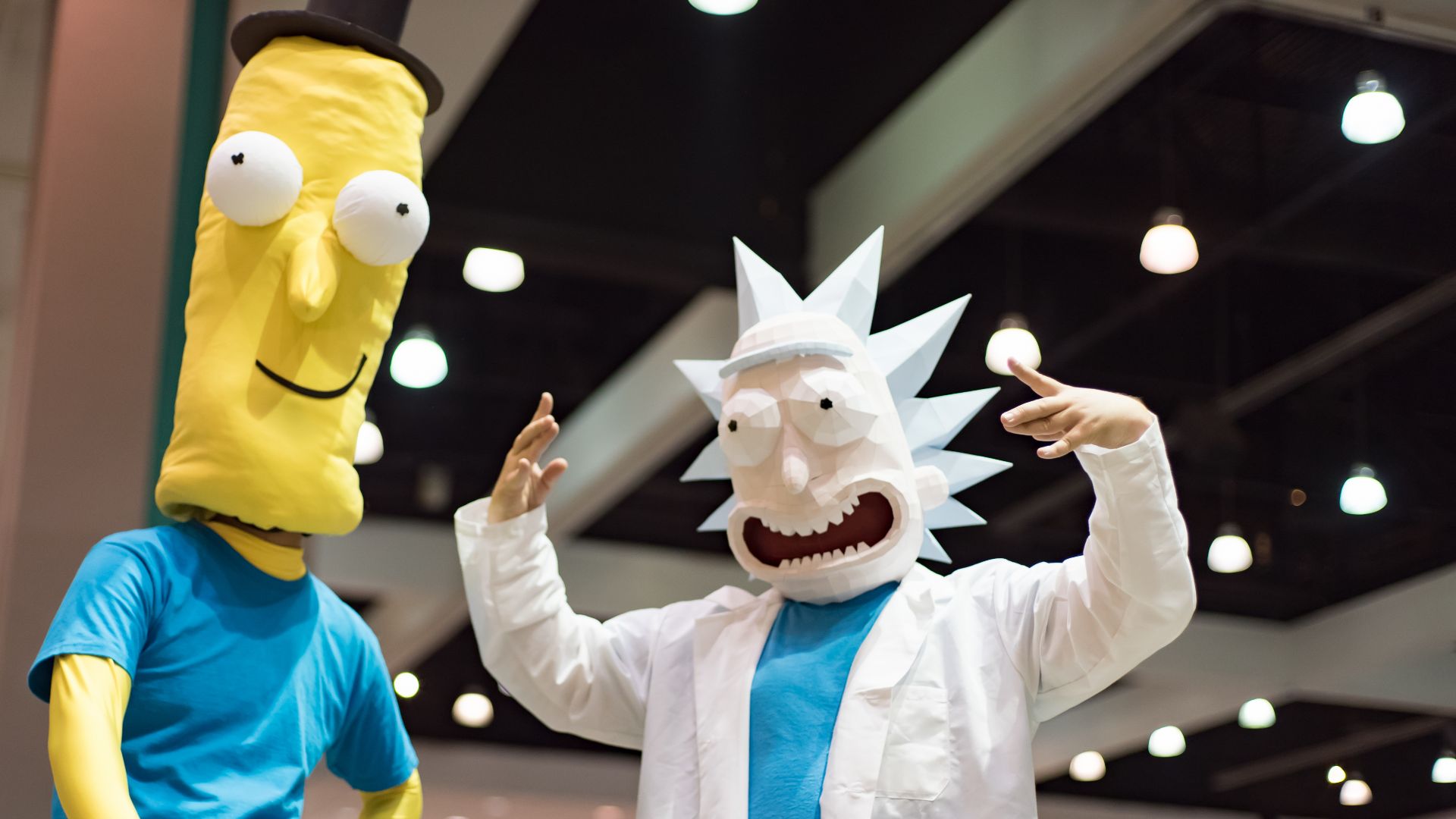 File:Rick and Morty Cosplayers at Comikaze 2015.jpg