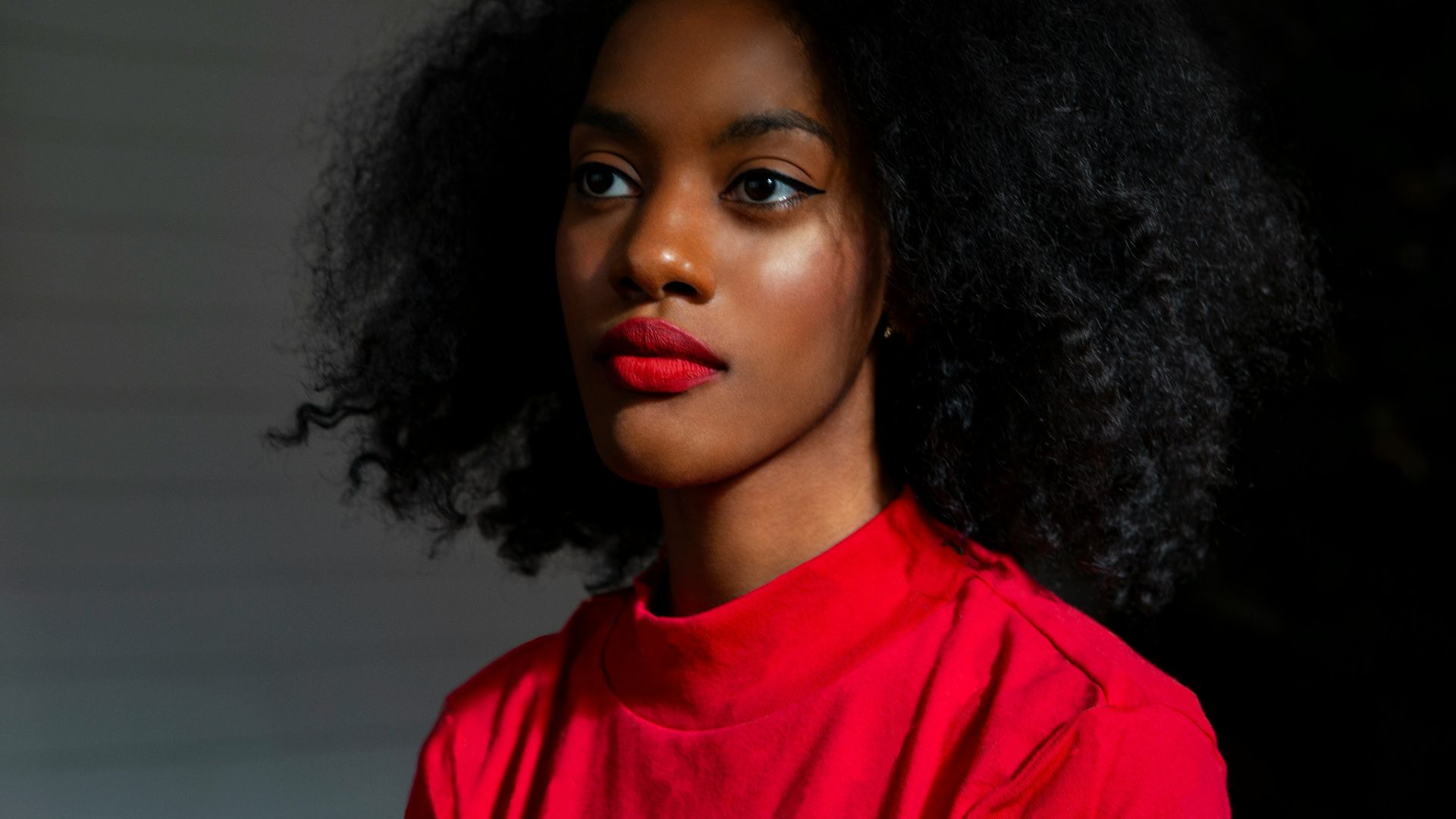 woman facing sideways