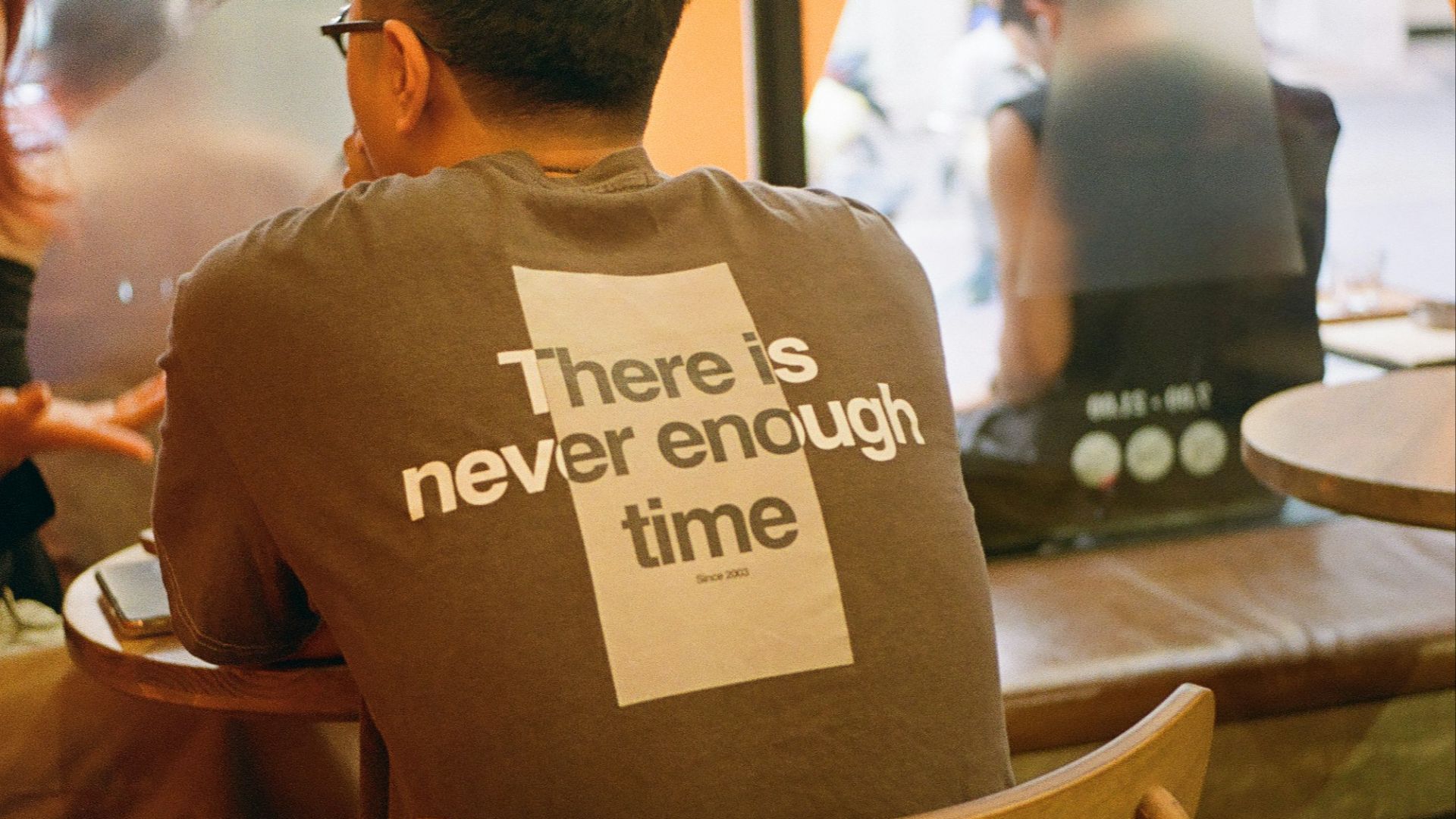 A man and a woman sitting at a table