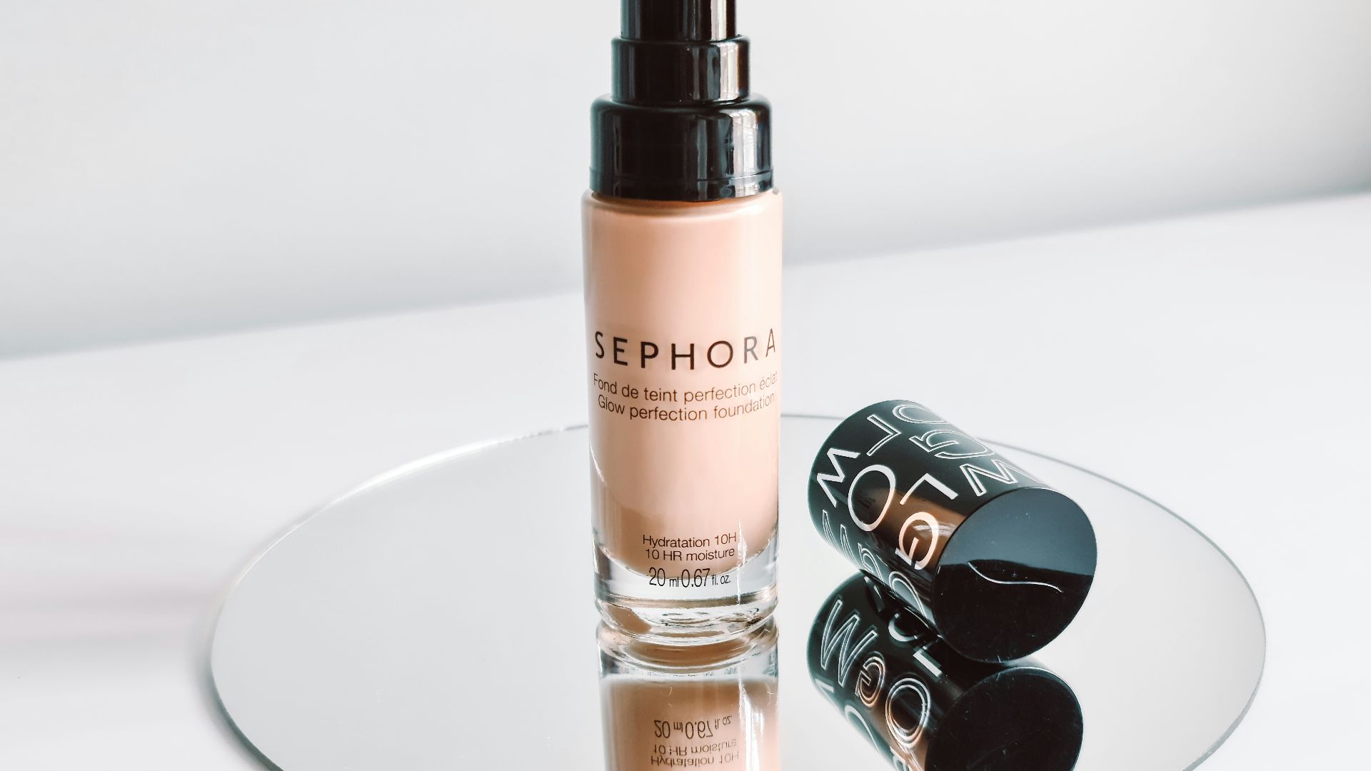 white and black spray bottle