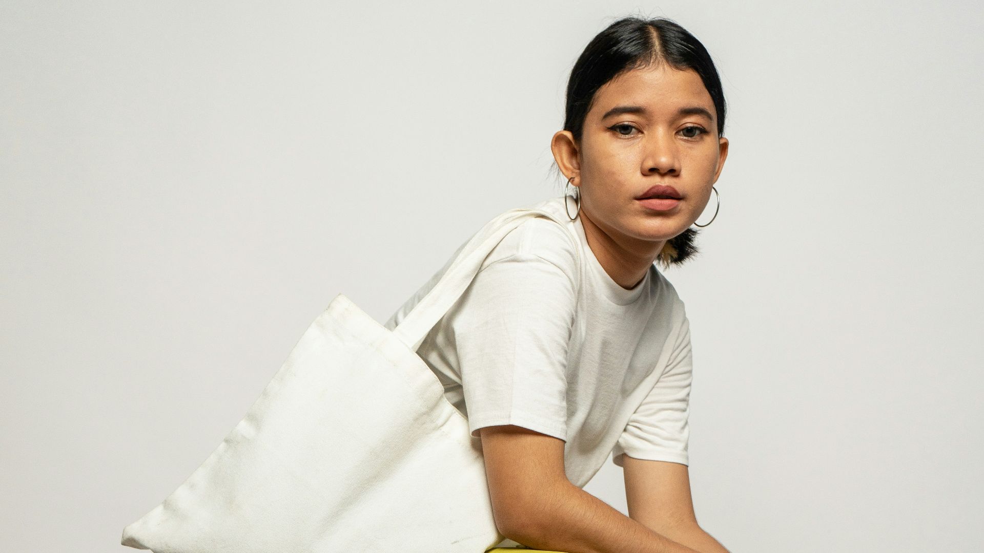 a person sitting on a chair