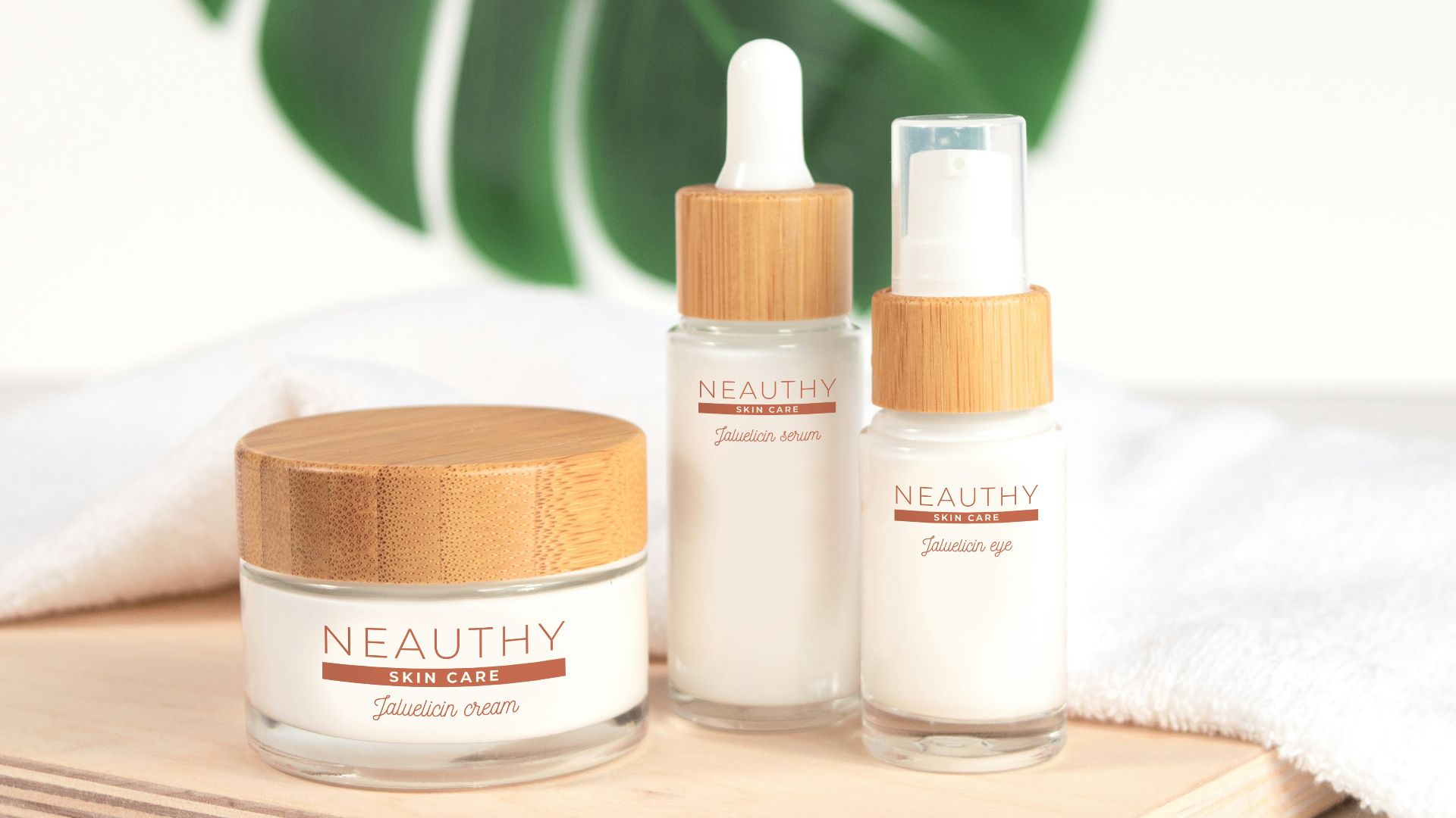 white and brown plastic bottles