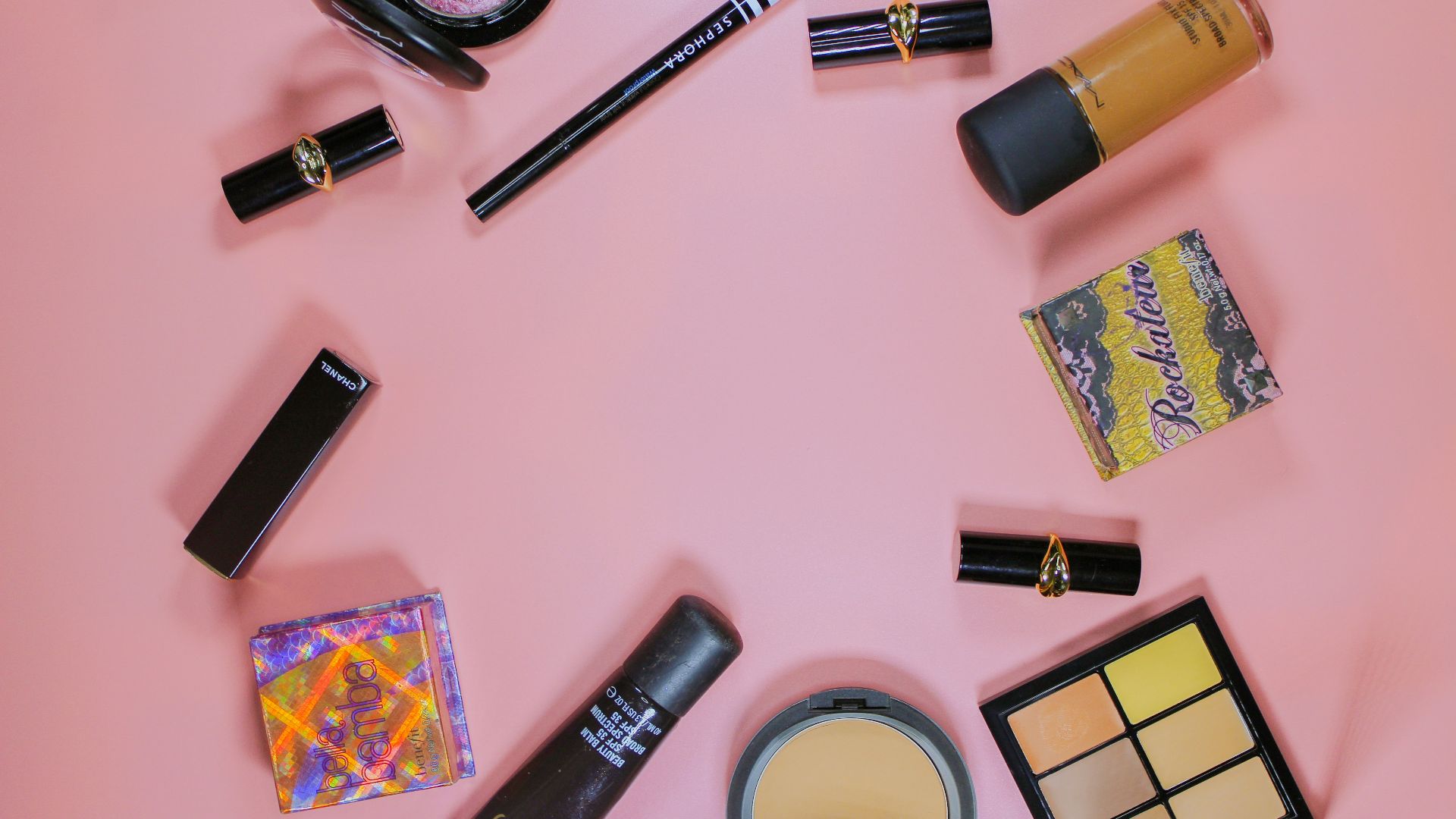 black and silver tube bottle