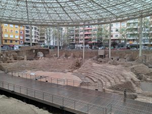 Roman ruins in Aragon, Spain