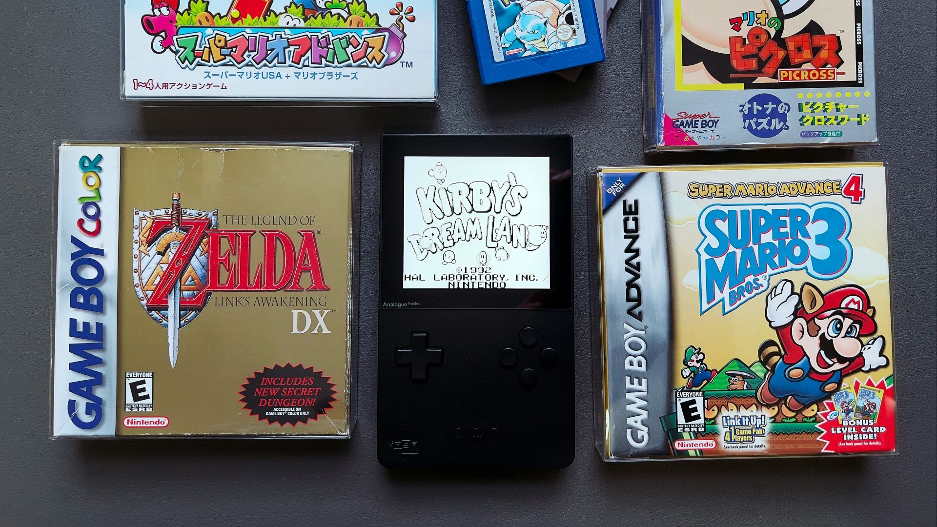 a group of video games