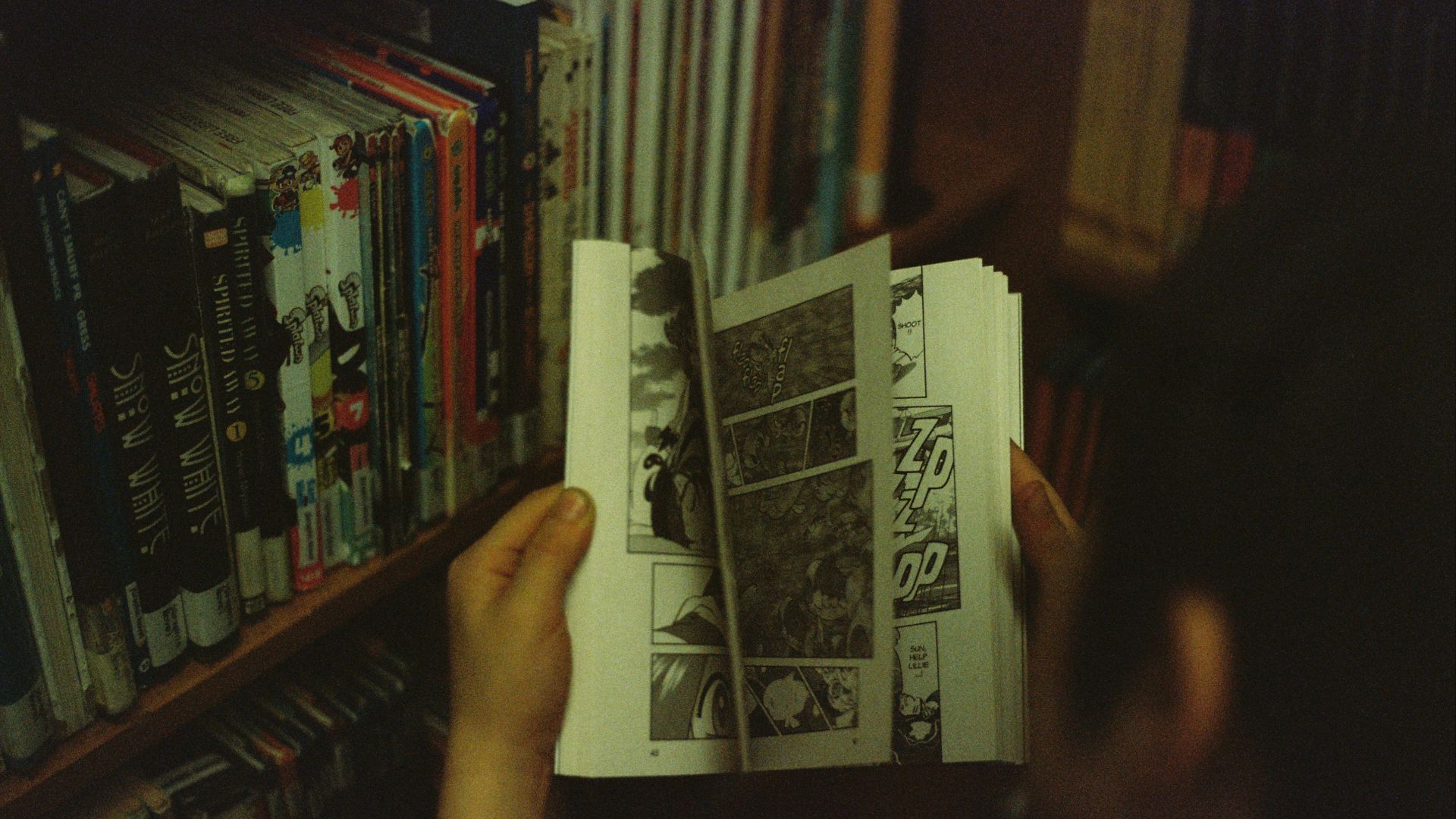 person holding white and black book