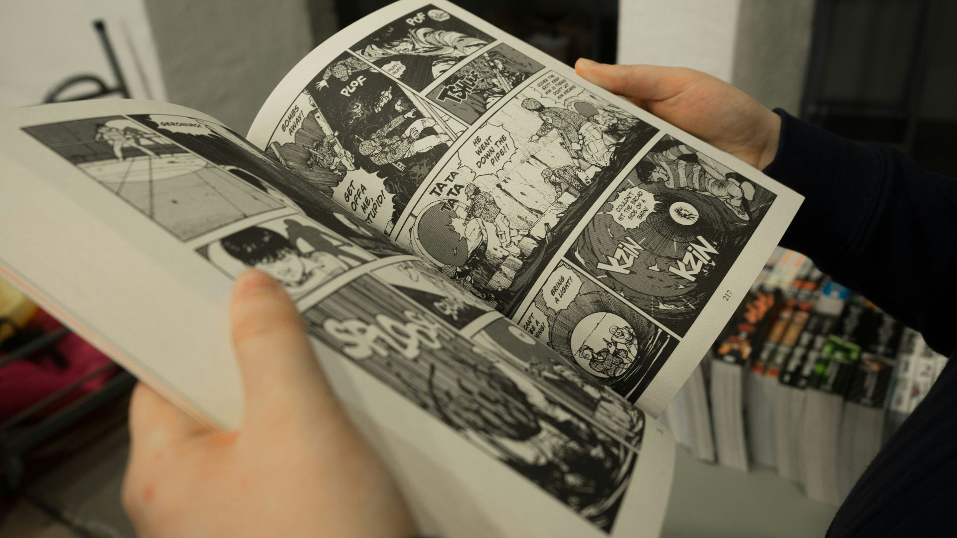 person holding opened book