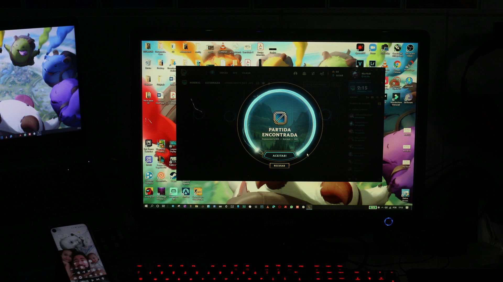 black flat screen computer monitor