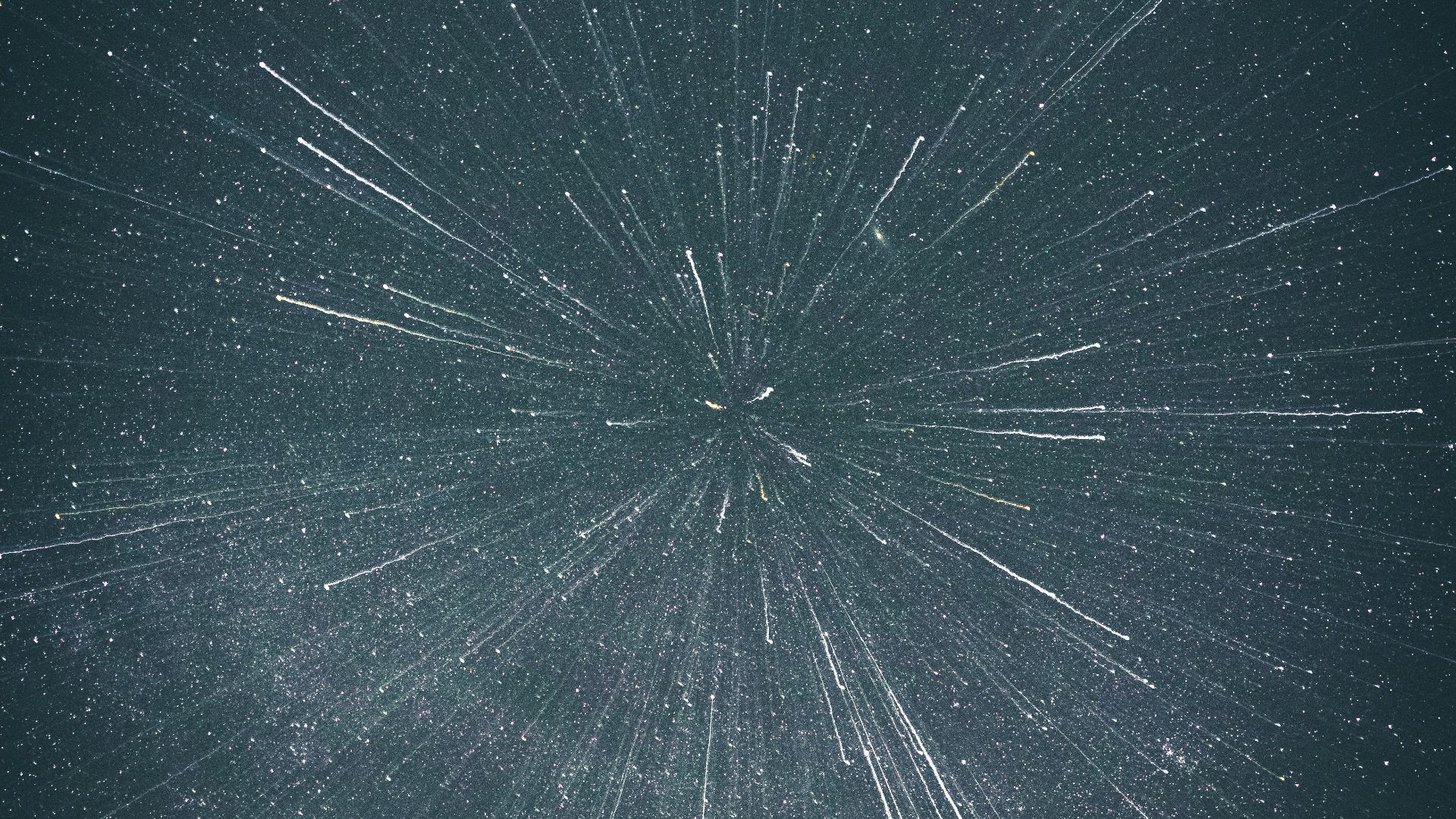 timelapse photography of warped lines