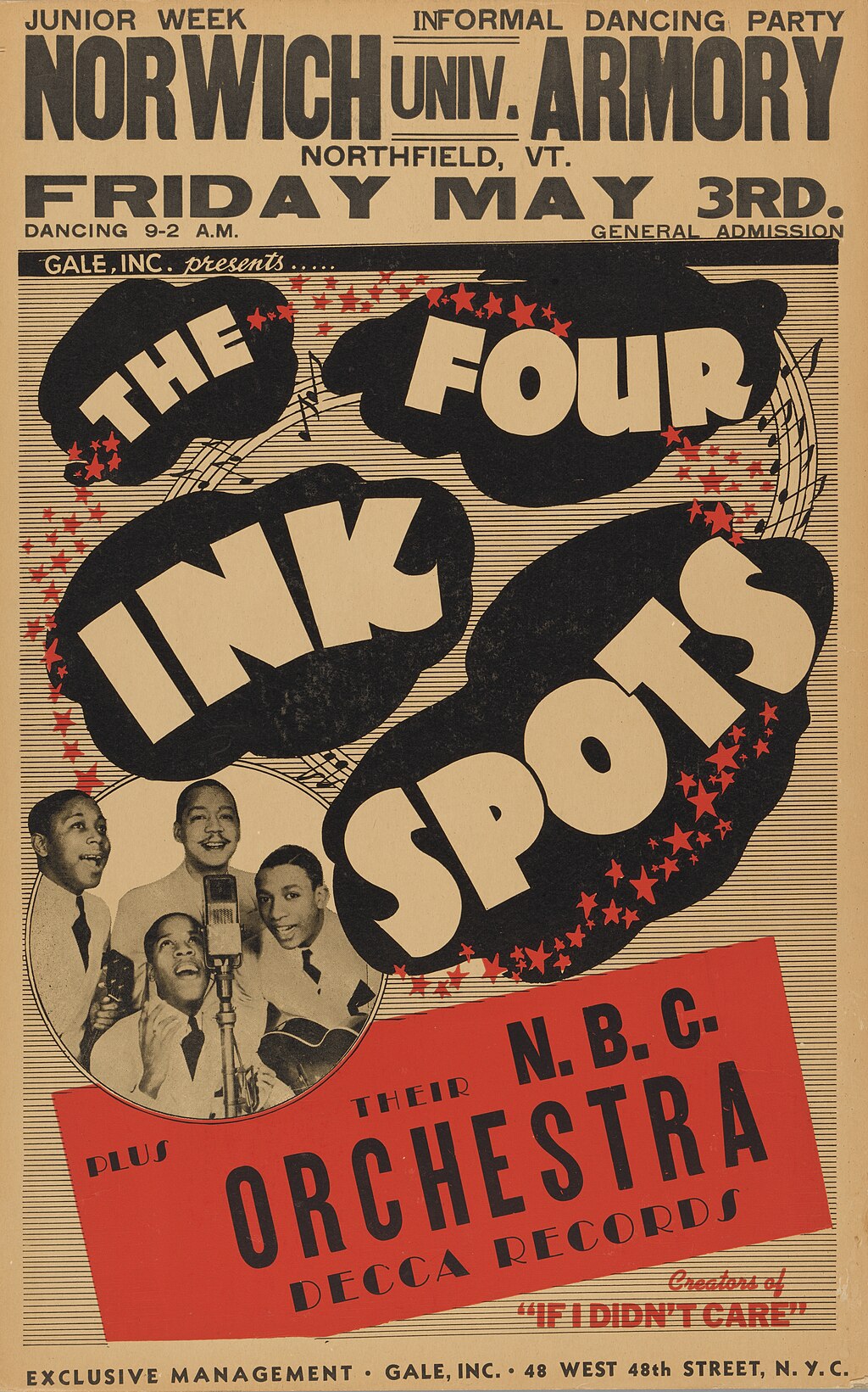 1024Px-Poster For The Four Inkspots And The N.b.c. Orchestra