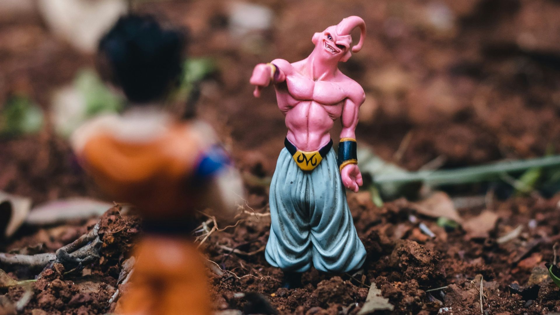 action figure toys outdoors