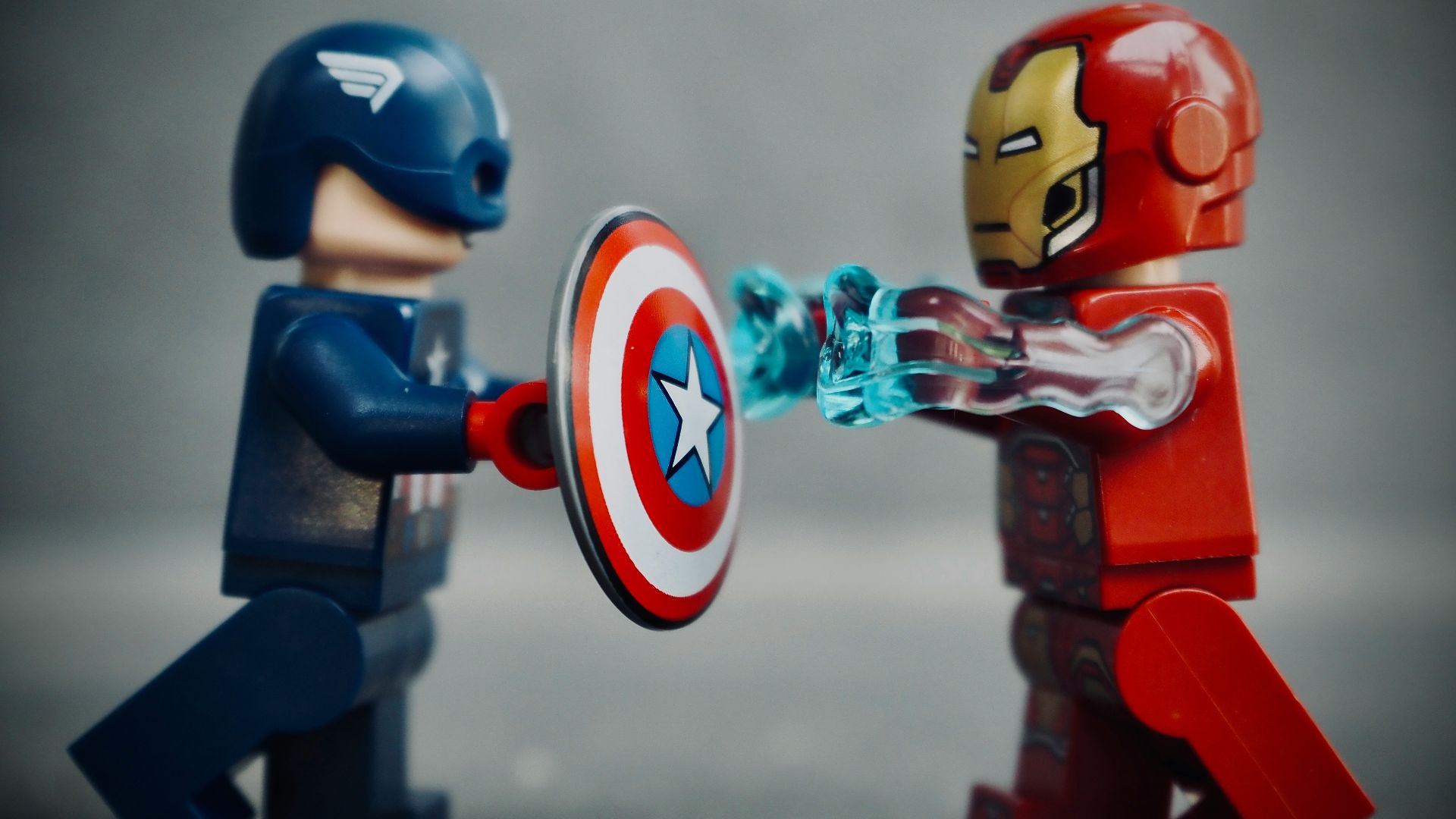 red and blue robot toy