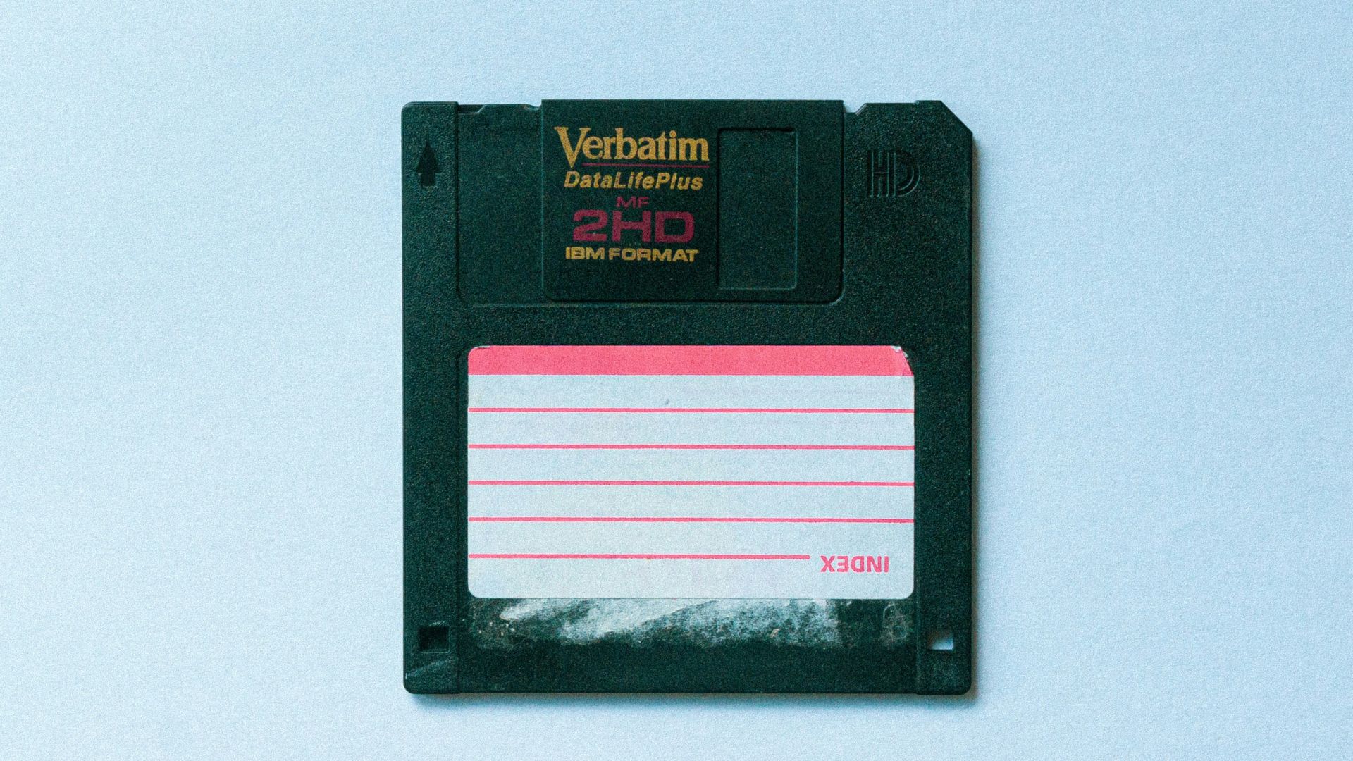 black and white card on white table