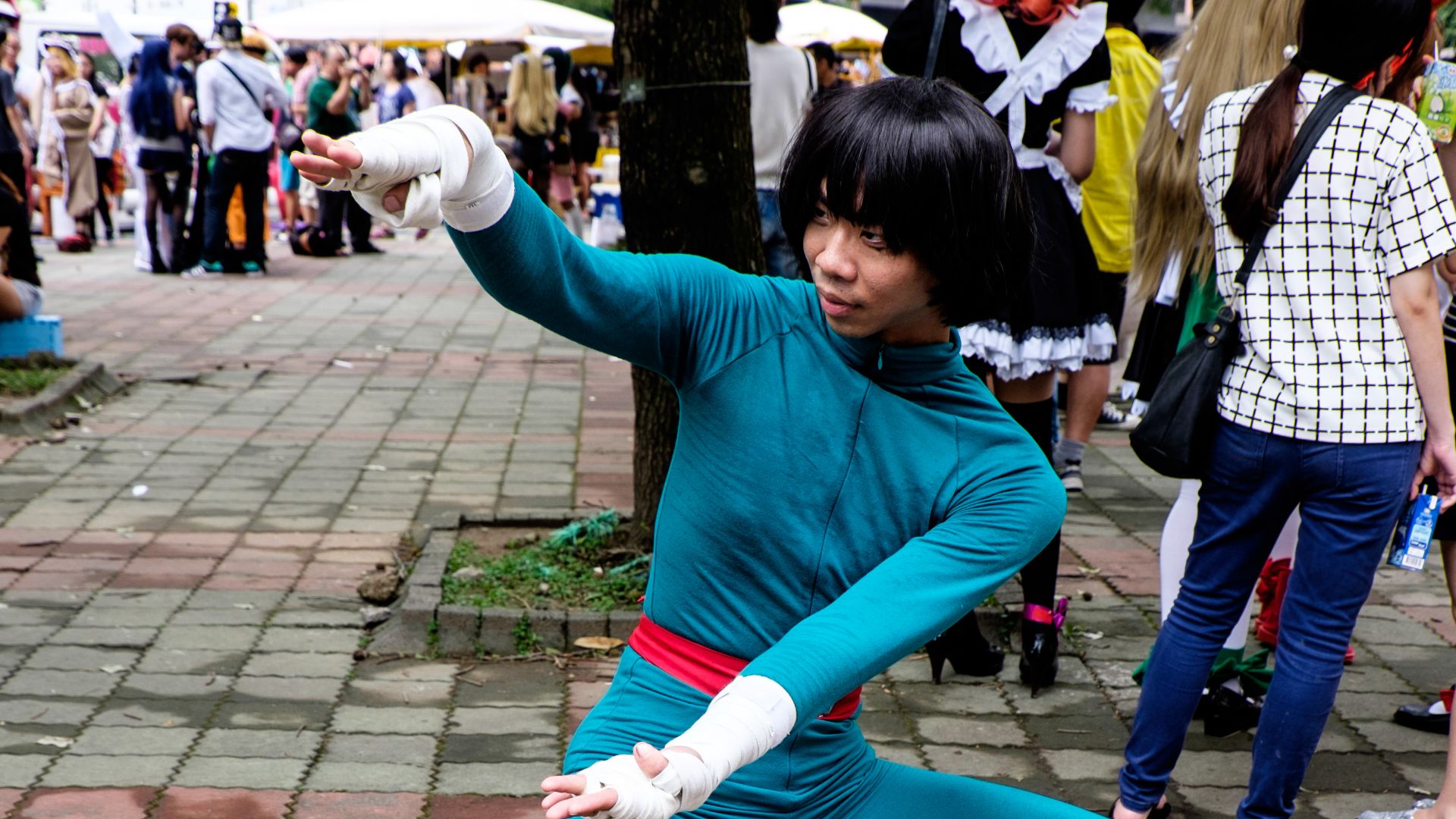 File:Cosplayer of Rock Lee, Naruto at CWT40 20150809.jpg