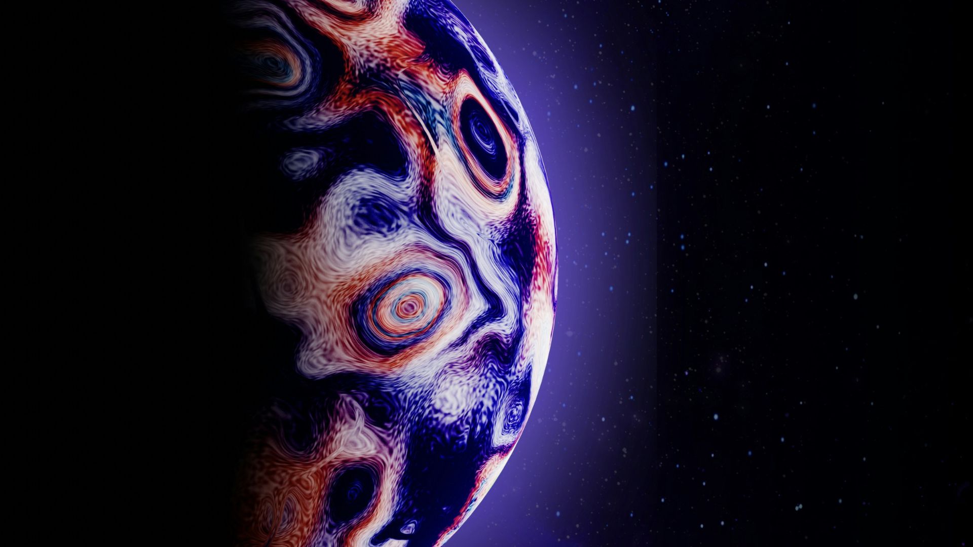 a picture of a planet in the sky