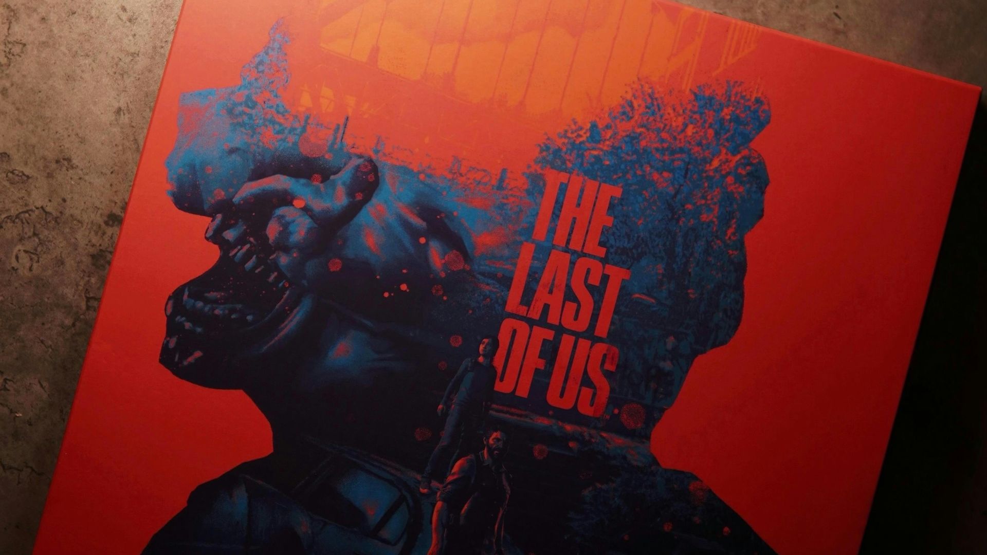 The last of us vinyl album cover.