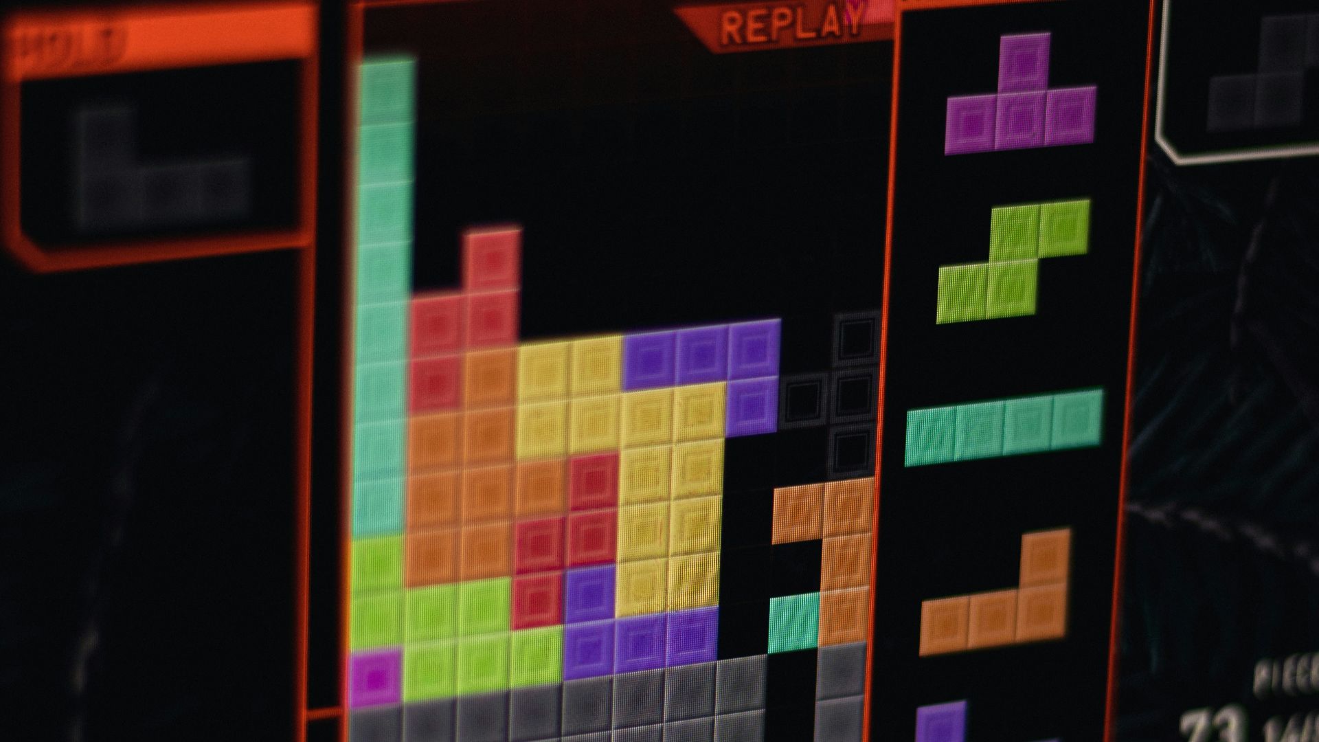 a close up of a computer screen with a game on it