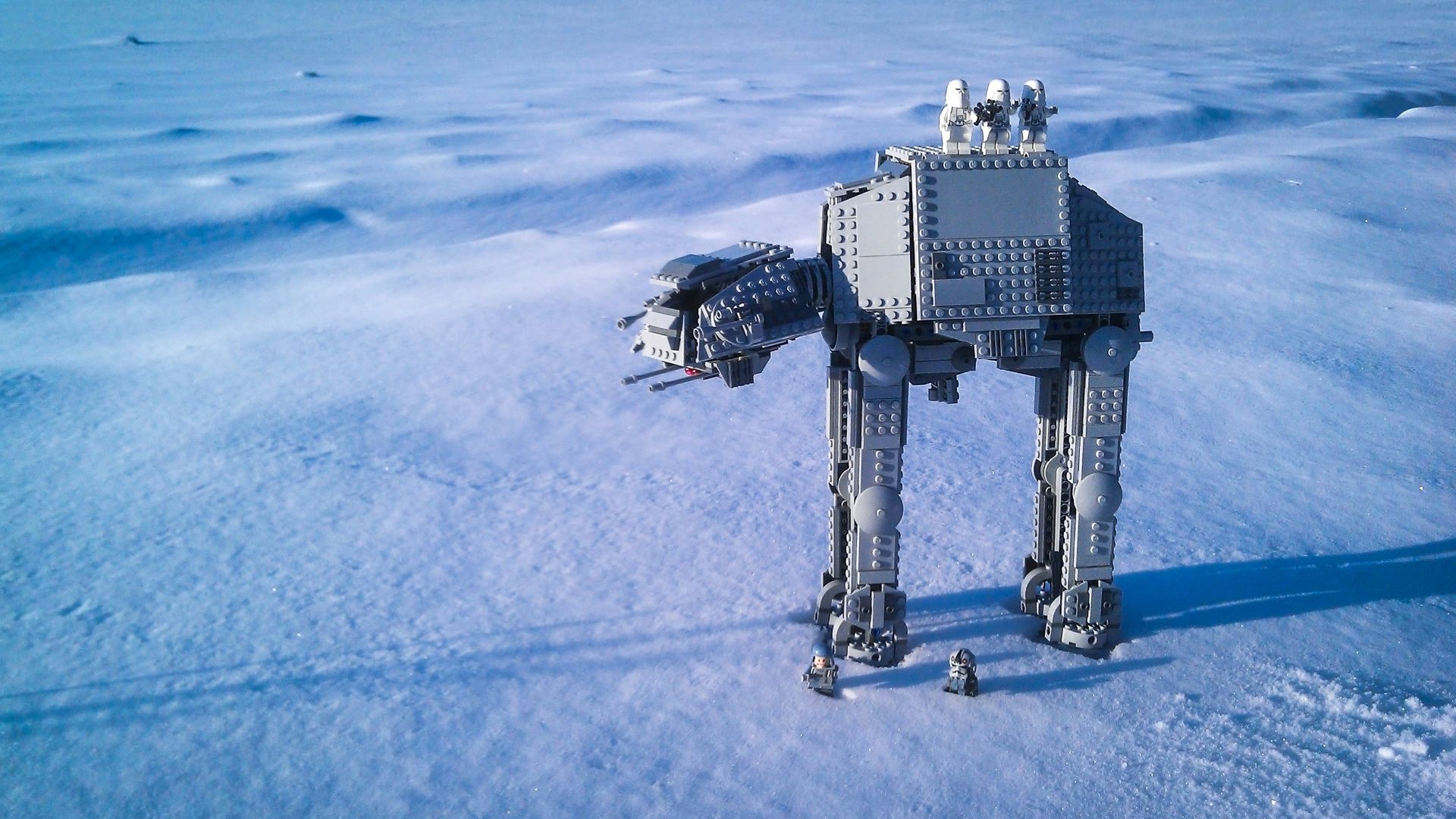 A star wars at - at in the snow