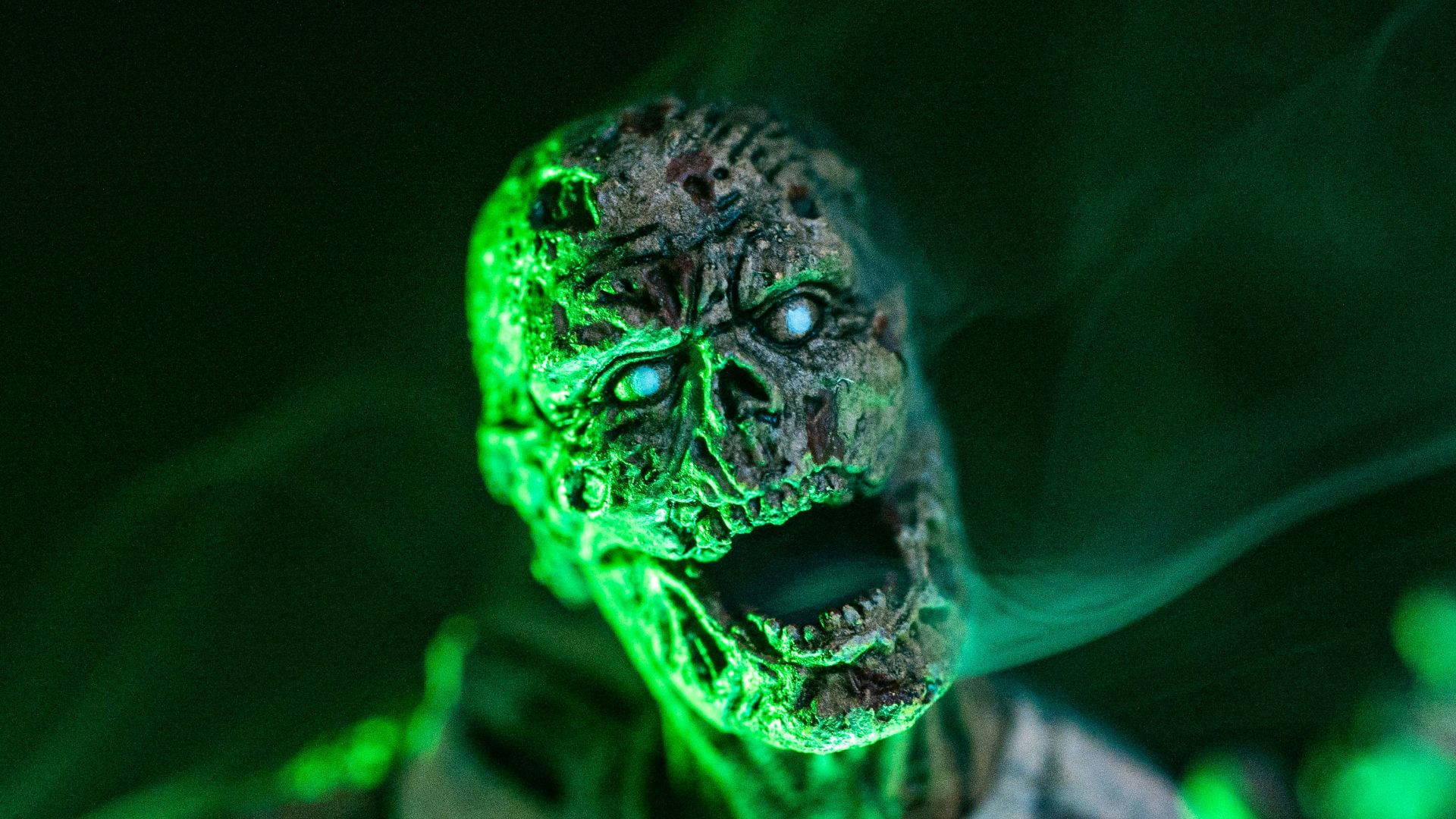 a green alien creature