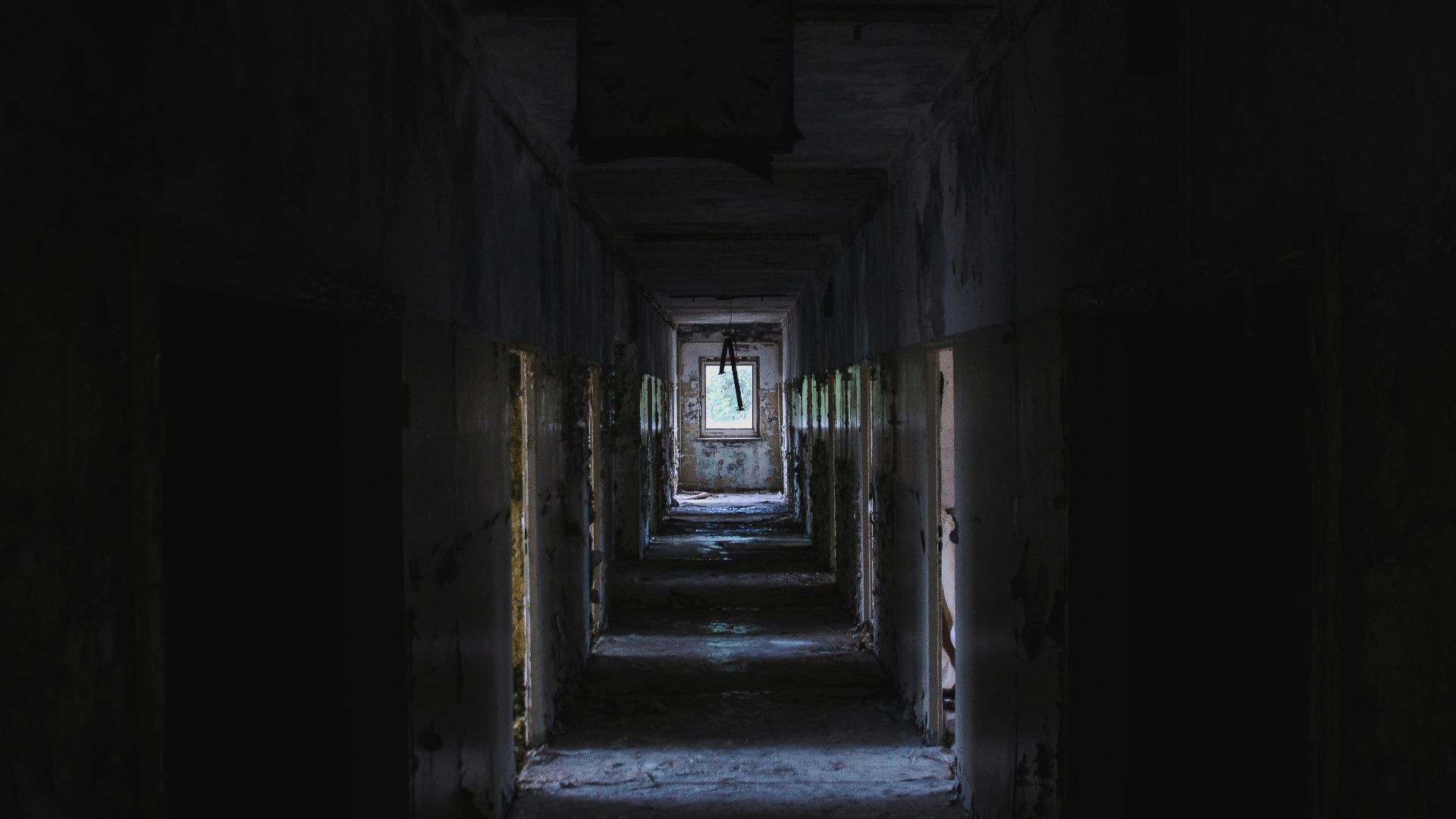 alley of abandoned building