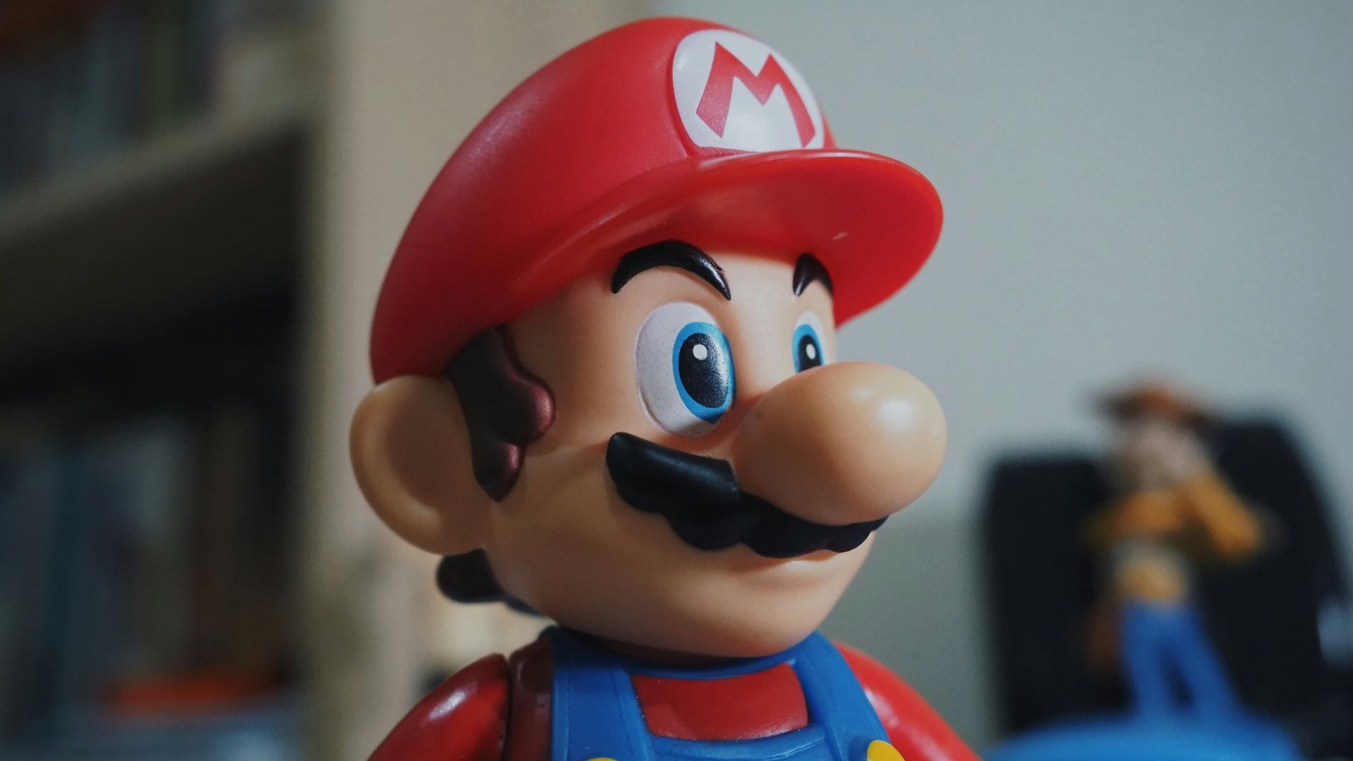 red and blue lego toy