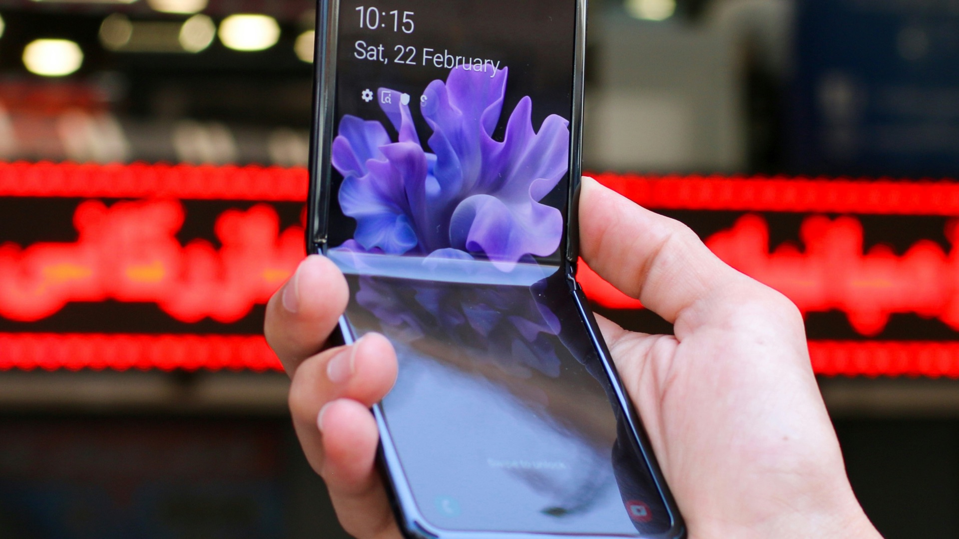 person holding black samsung android smartphone