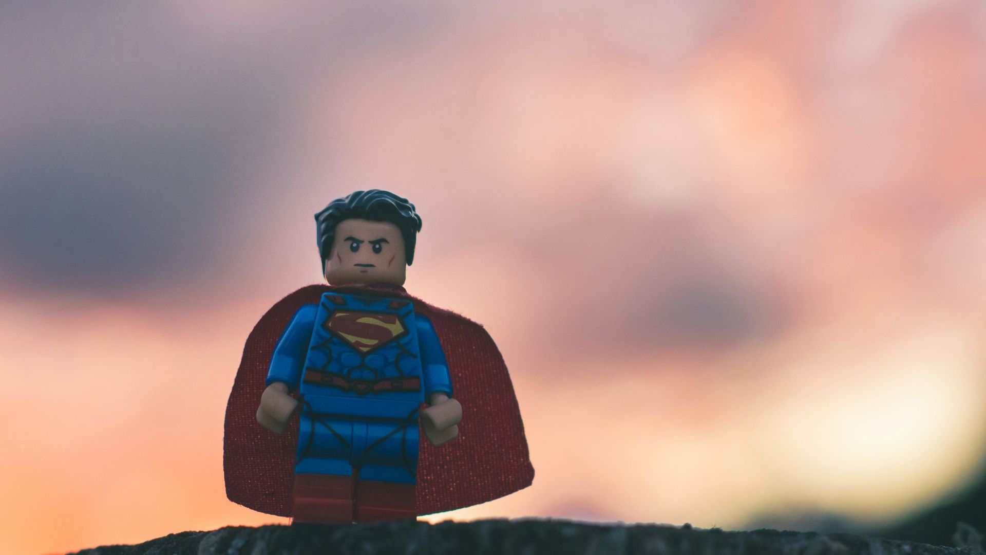 Funko Superman in shallow focus