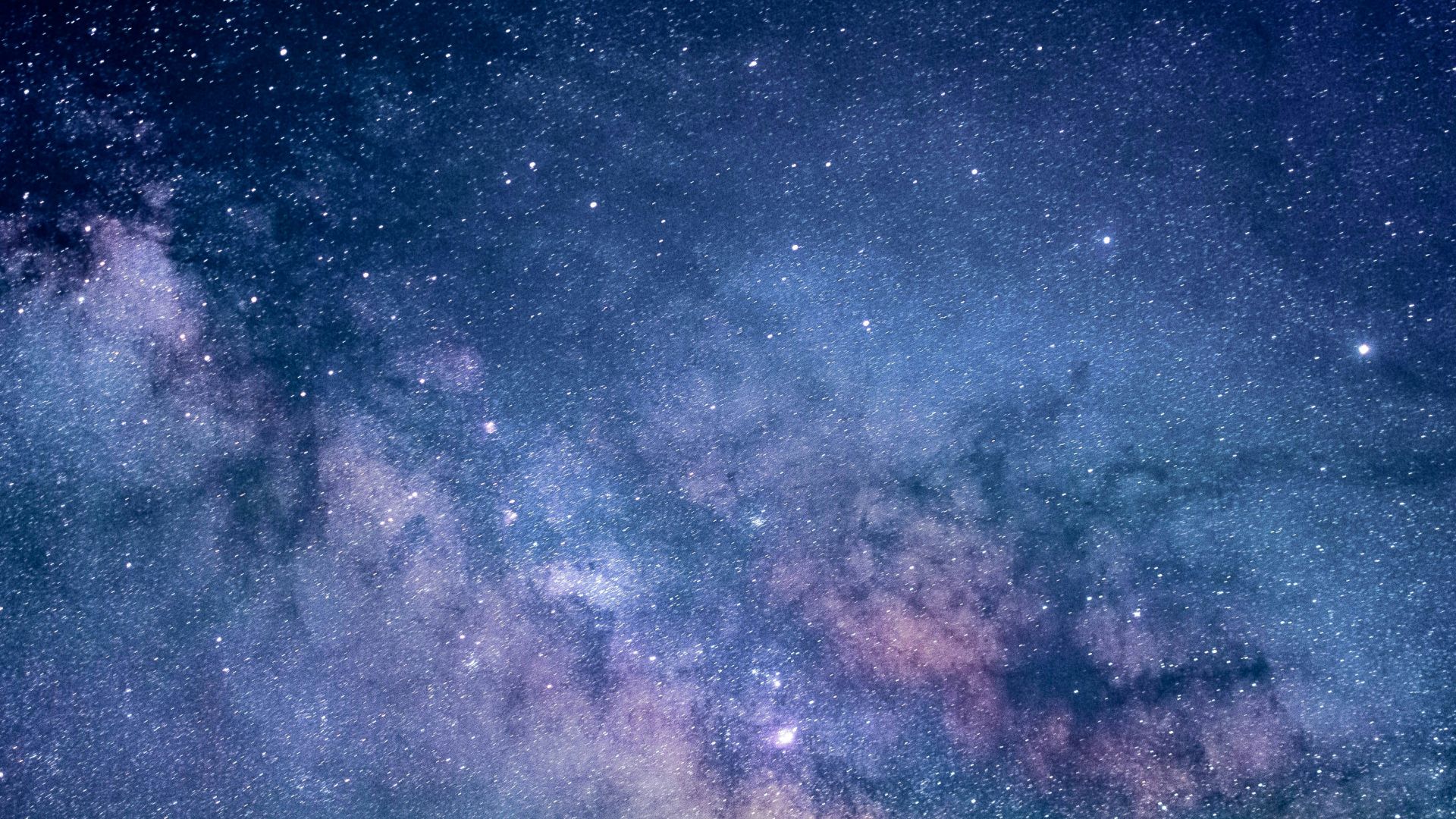 blue and purple galaxy digital wallpaper