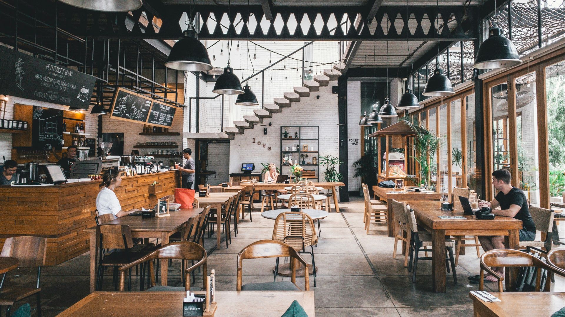 brown and gray concrete store